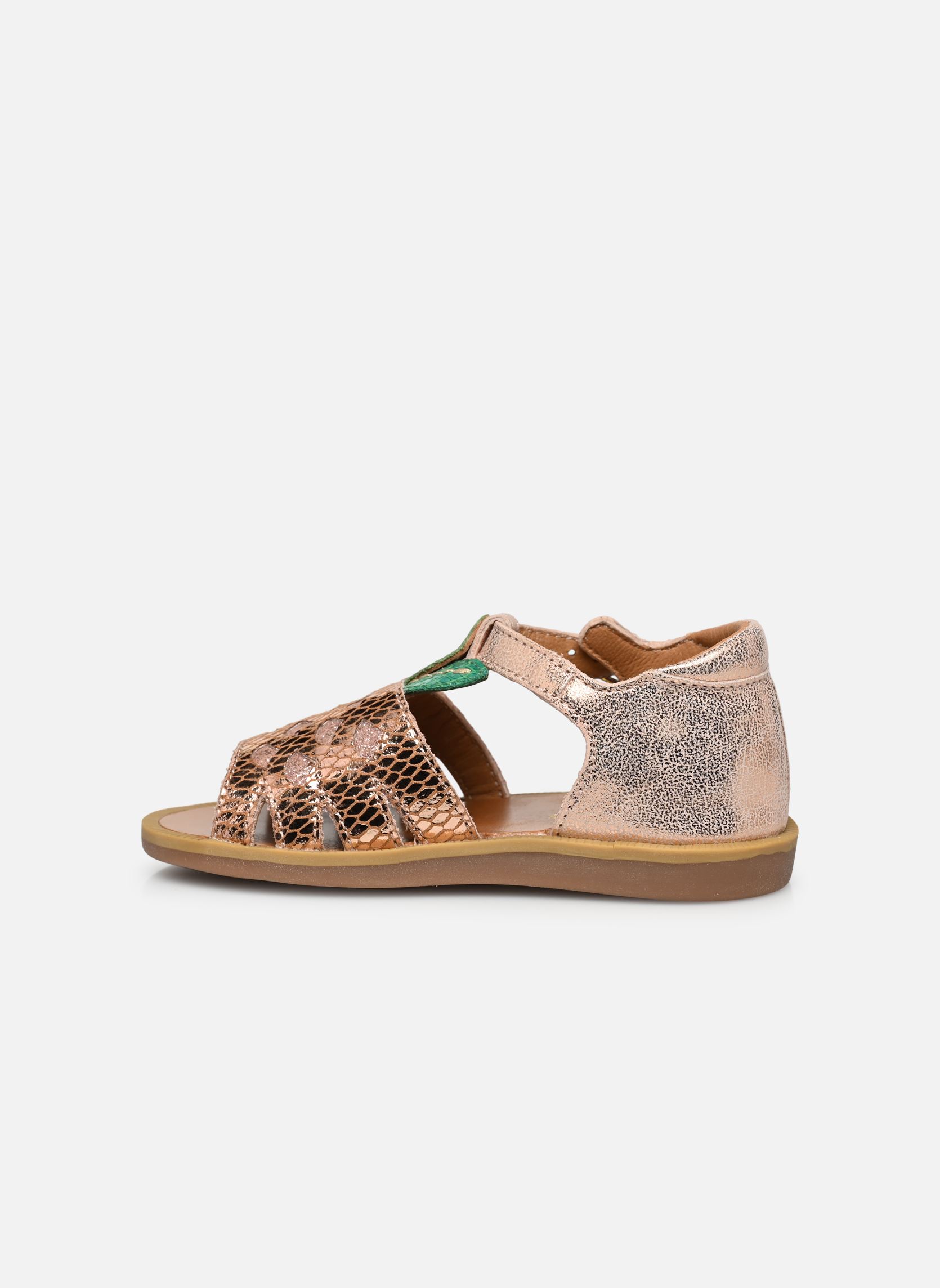 Sandalen Poppy Ananas mädchen beige Pom d Api Sandalen Poppy Ananas mädchen beige NUDE