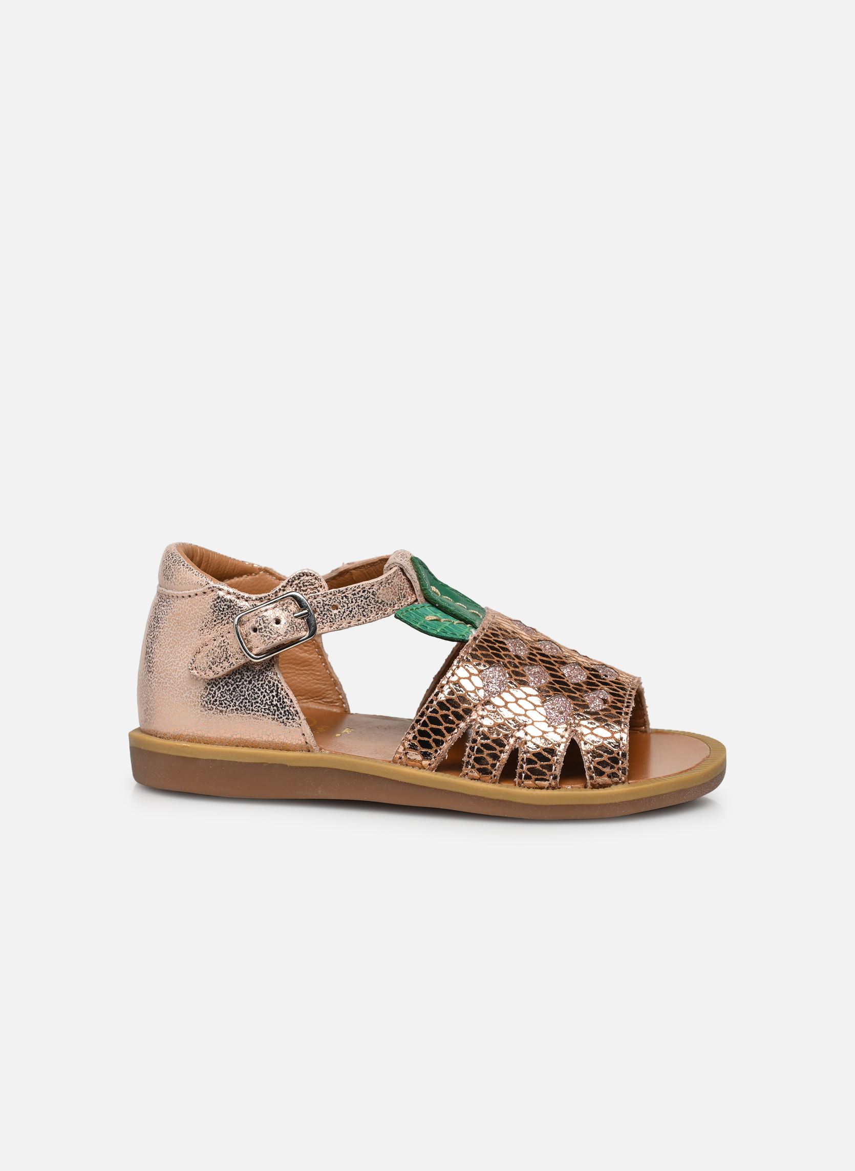 Sandalen Poppy Ananas mädchen beige Pom d Api Sandalen Poppy Ananas mädchen beige NUDE