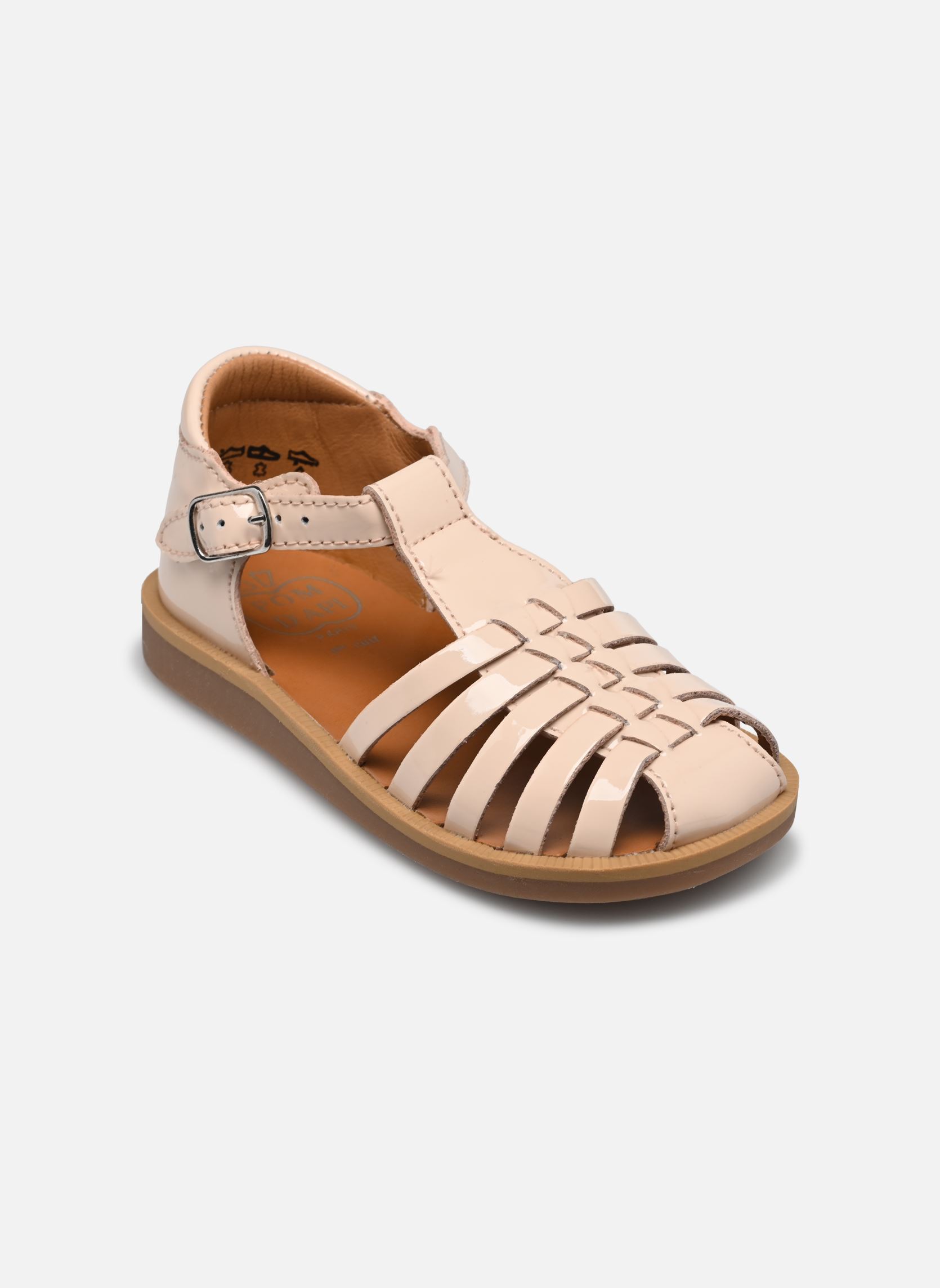 Sandalen Poppy Pitti mädchen rosa Pom d Api Sandalen Poppy Pitti mädchen rosa ROSE PALE