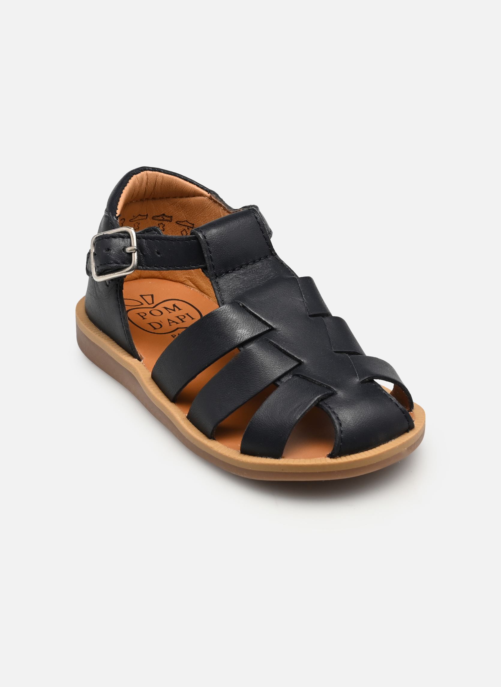 Sandales Poppy Daddy bleu Pom d Api Sandales Poppy Daddy bleu MARINE