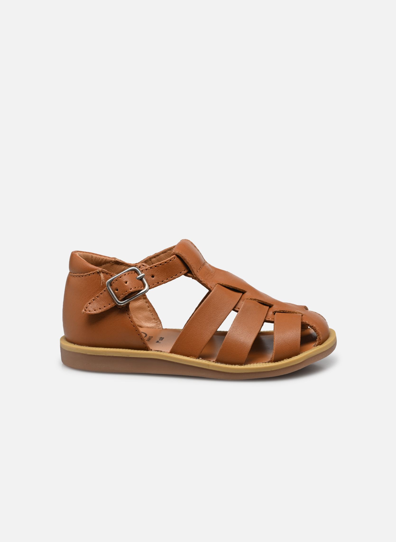 Sandales Poppy Daddy marron Pom d Api Sandales Poppy Daddy marron CAMEL