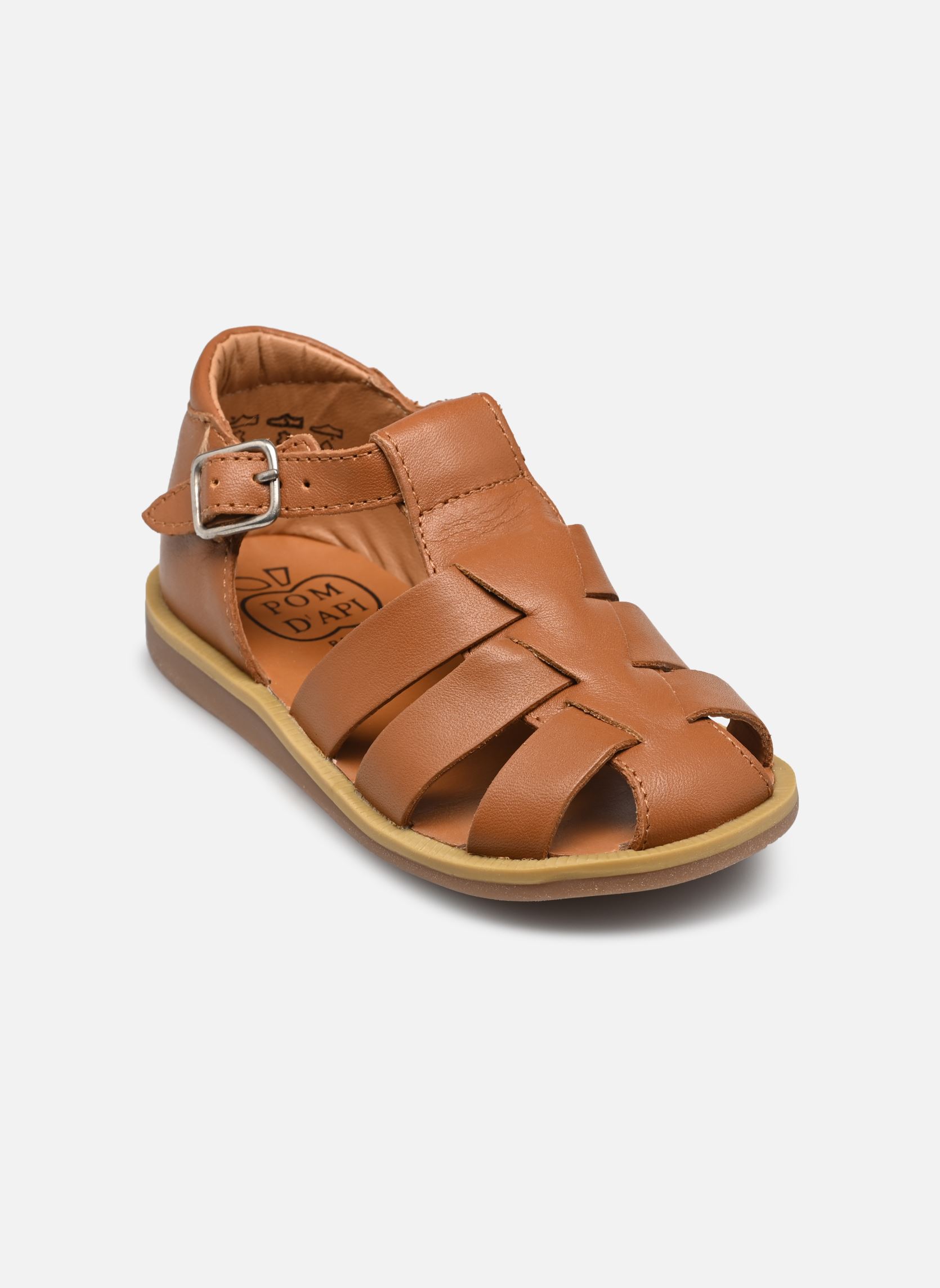 Sandales Poppy Daddy marron Pom d Api Sandales Poppy Daddy marron CAMEL