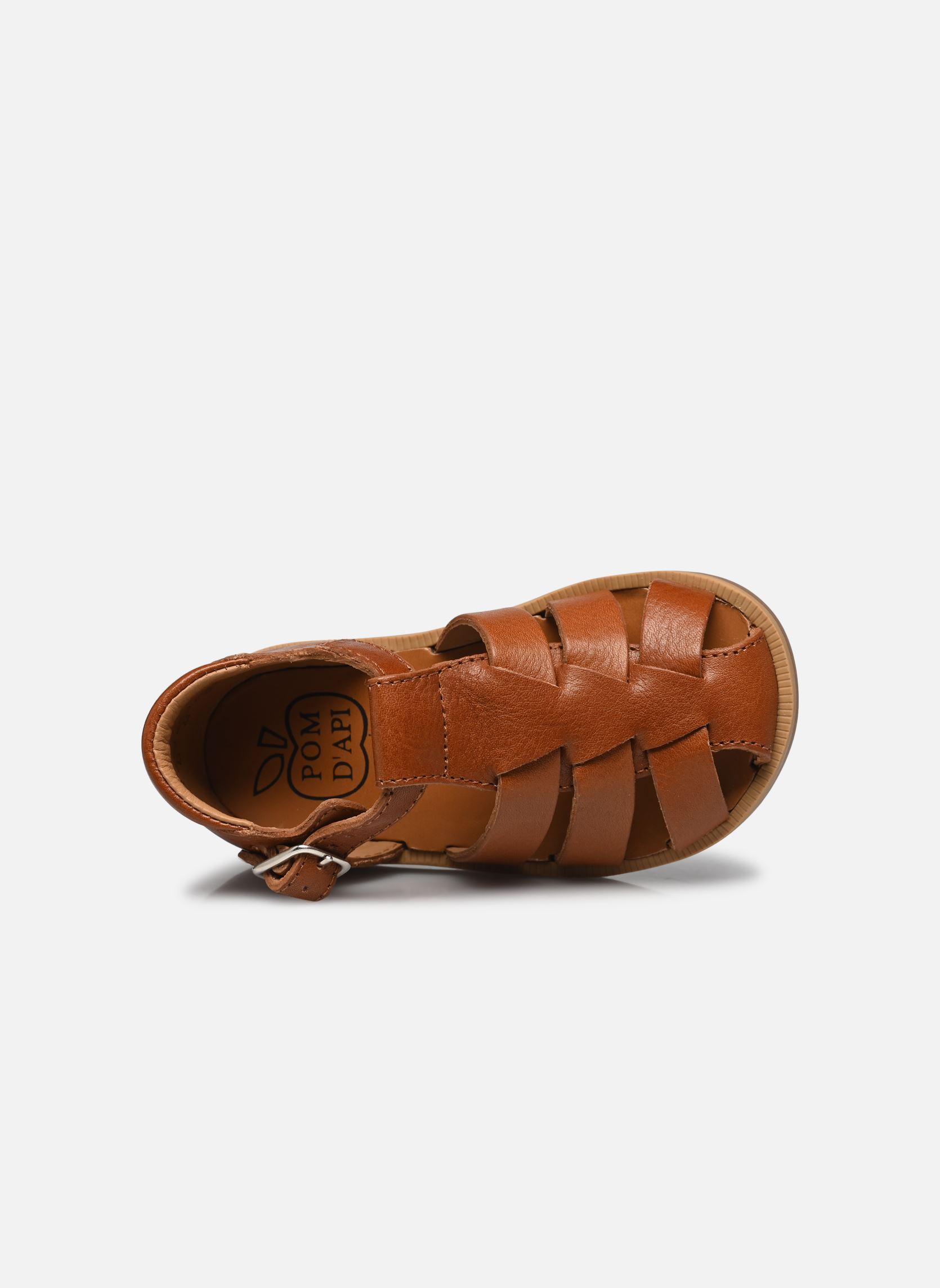 Sandales Poppy Daddy garçon marron Pom d Api Sandales Poppy Daddy garçon marron CAMEL 2