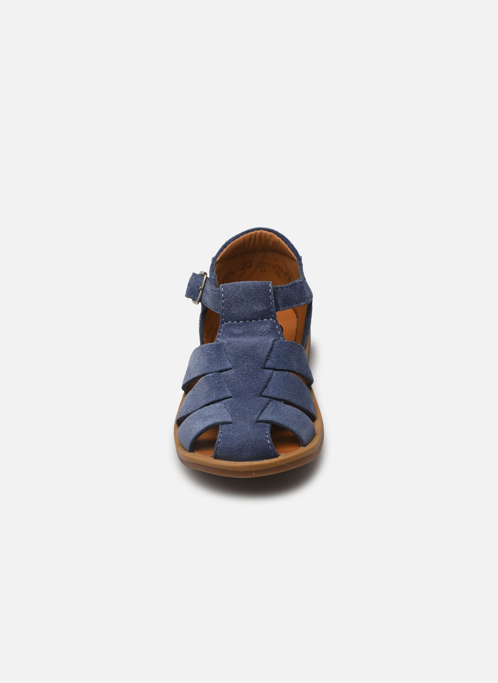 Sandales Poppy Daddy garçon bleu Pom d Api Sandales Poppy Daddy garçon bleu BLUE