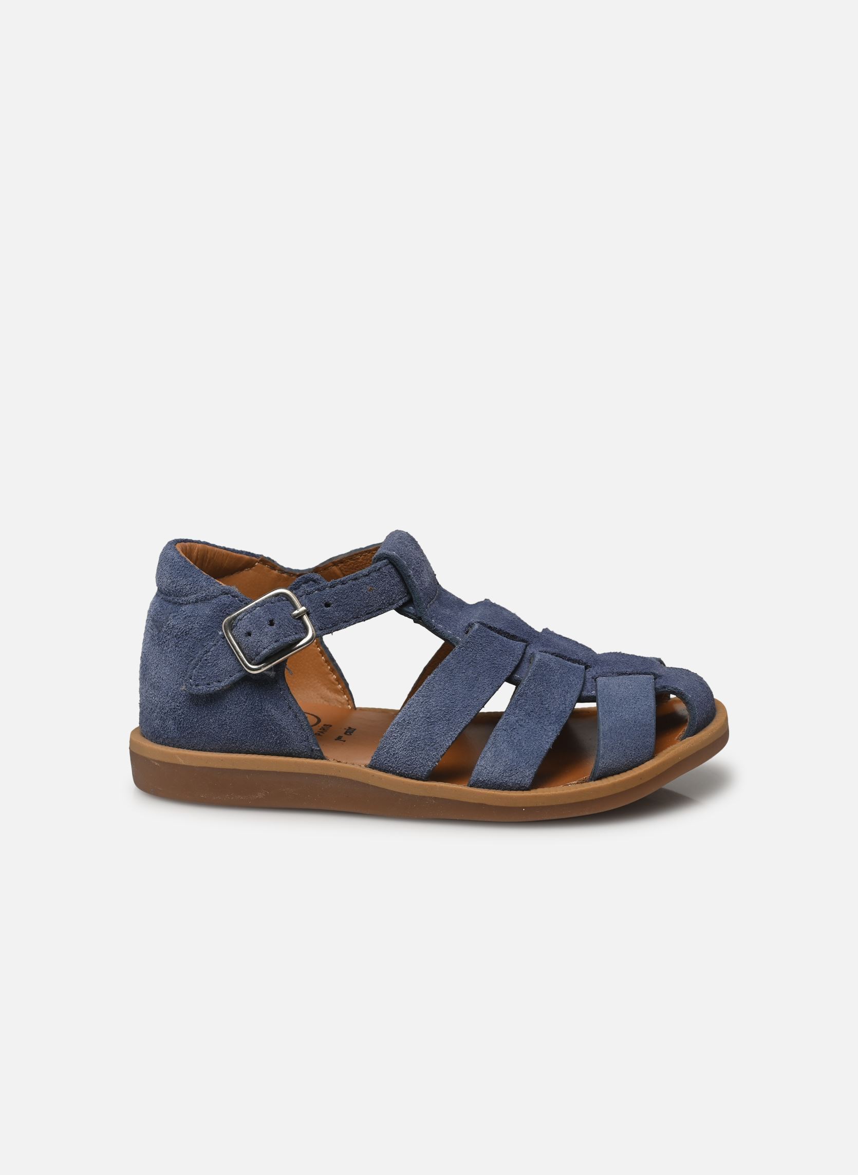 Sandales Poppy Daddy garçon bleu Pom d Api Sandales Poppy Daddy garçon bleu BLUE