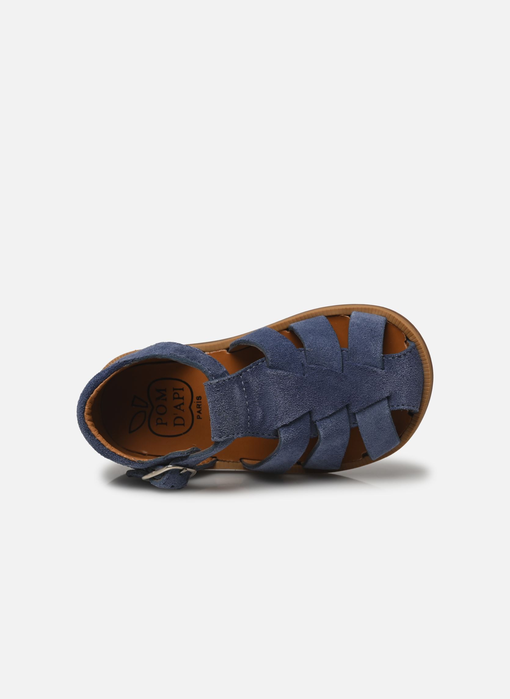 Sandales Poppy Daddy garçon bleu Pom d Api Sandales Poppy Daddy garçon bleu BLUE