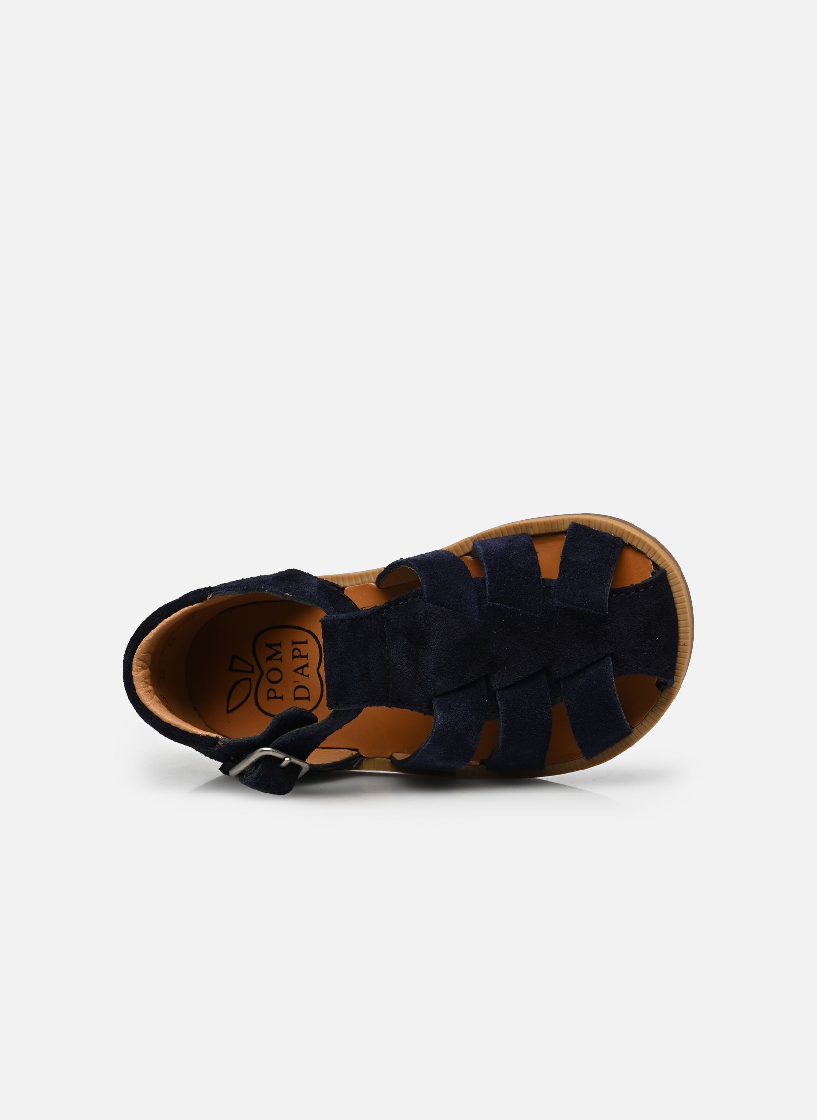 Sandales Poppy Daddy garçon bleu Pom d Api Sandales Poppy Daddy garçon bleu MARINE 2