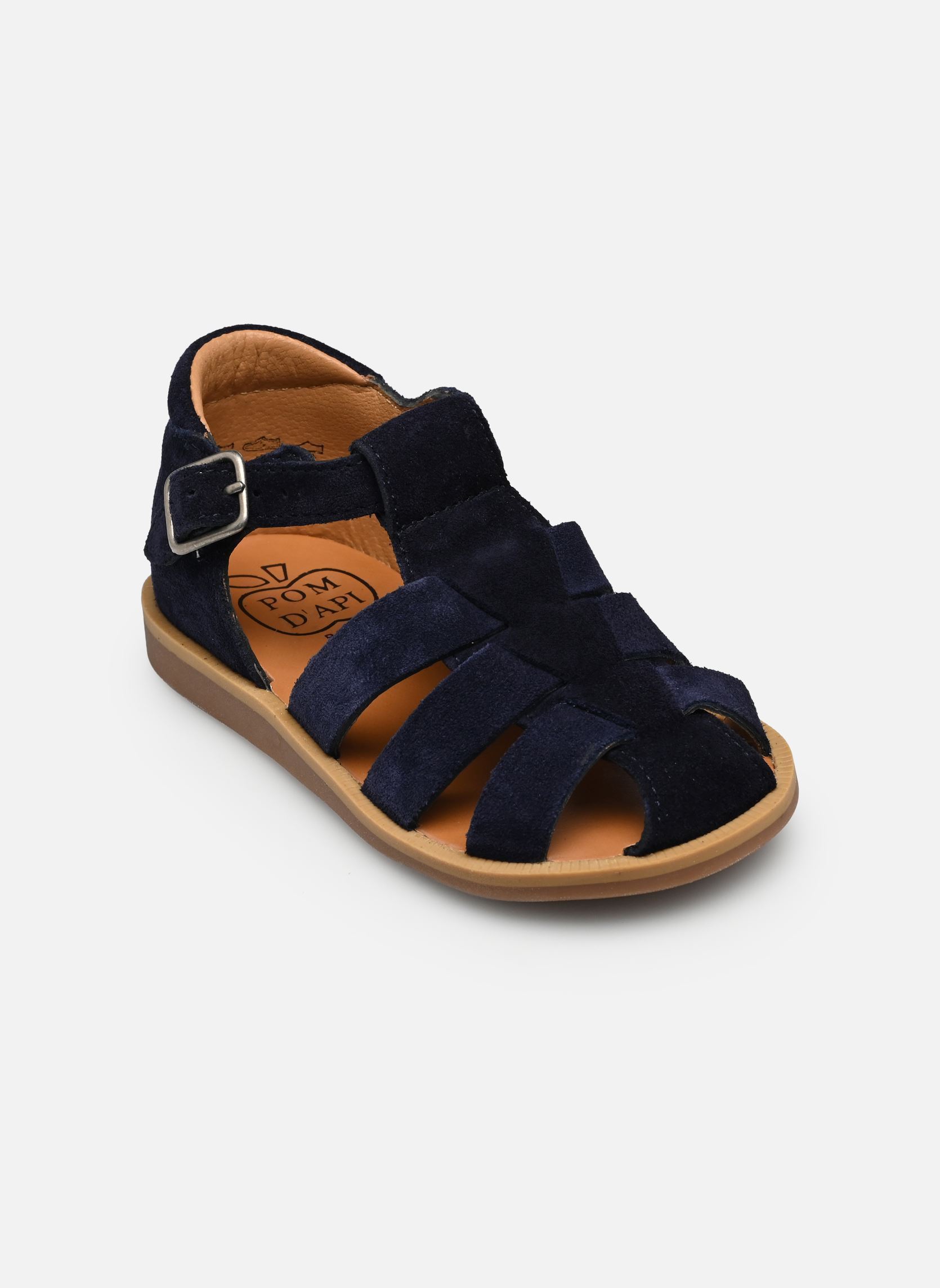 Sandales Poppy Daddy garçon bleu Pom d Api Sandales Poppy Daddy garçon bleu MARINE 2