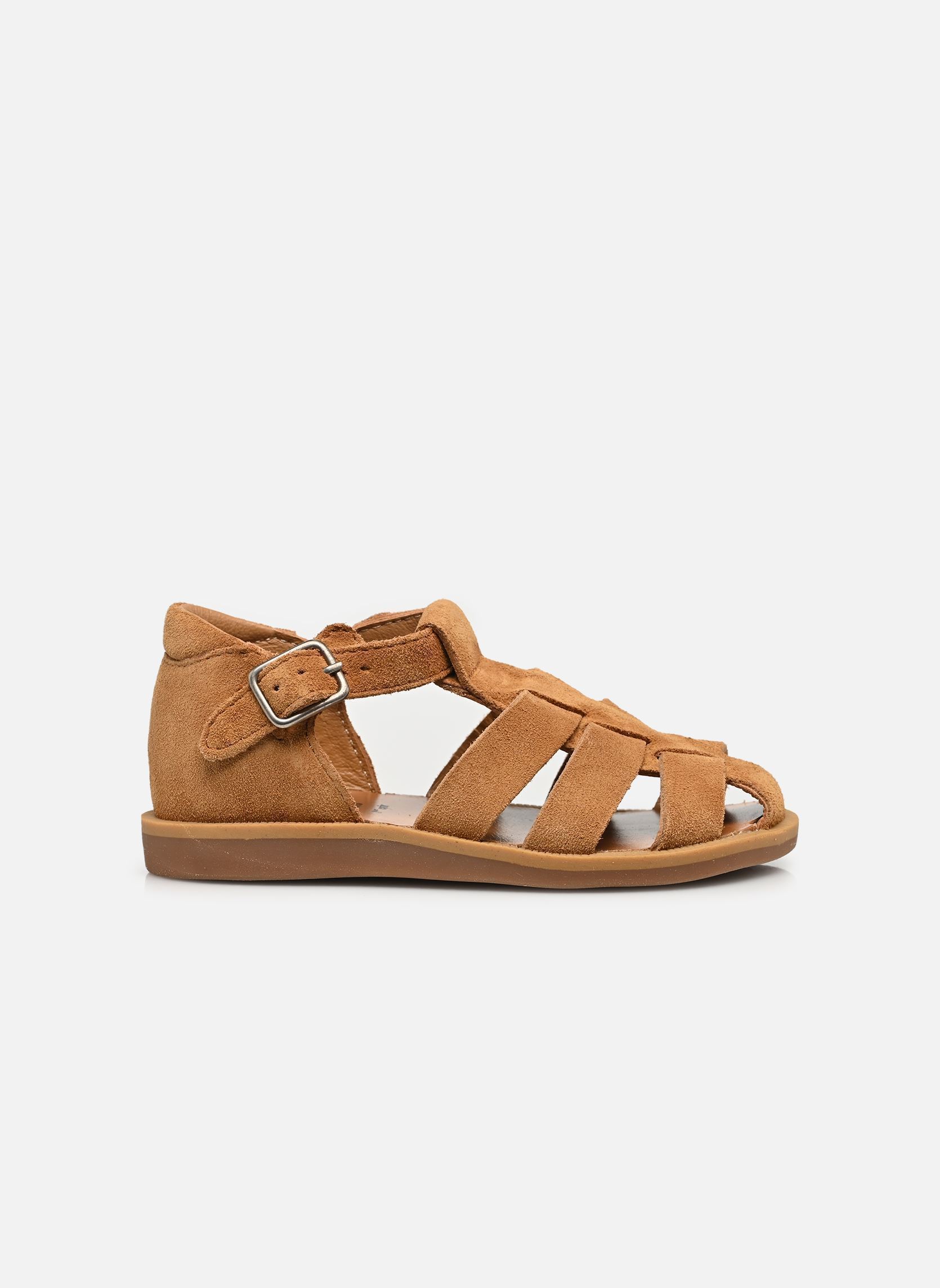 Sandales Poppy Daddy garçon marron Pom d Api Sandales Poppy Daddy garçon marron CAMEL LIGHT