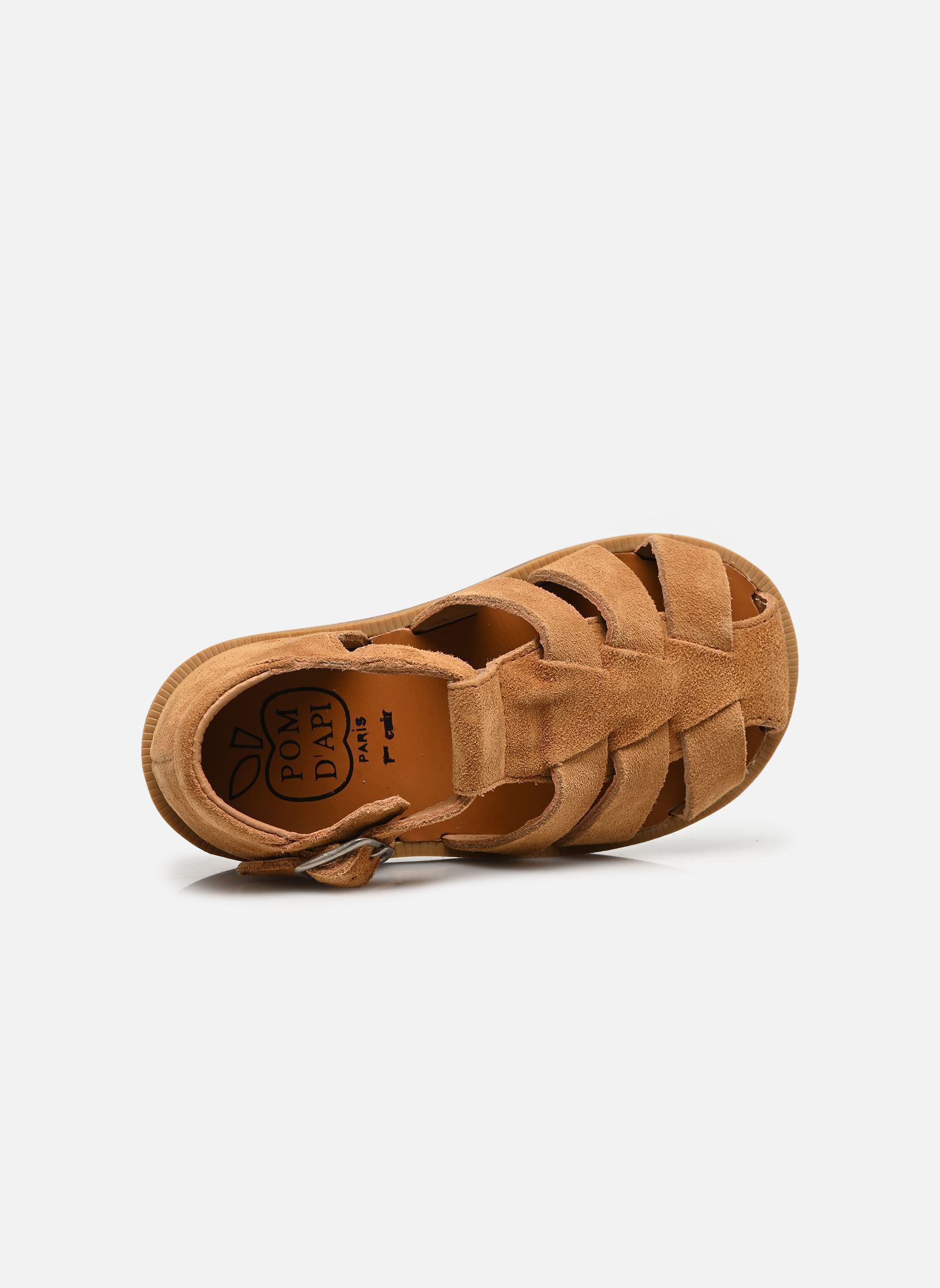 Sandales Poppy Daddy garçon marron Pom d Api Sandales Poppy Daddy garçon marron CAMEL LIGHT
