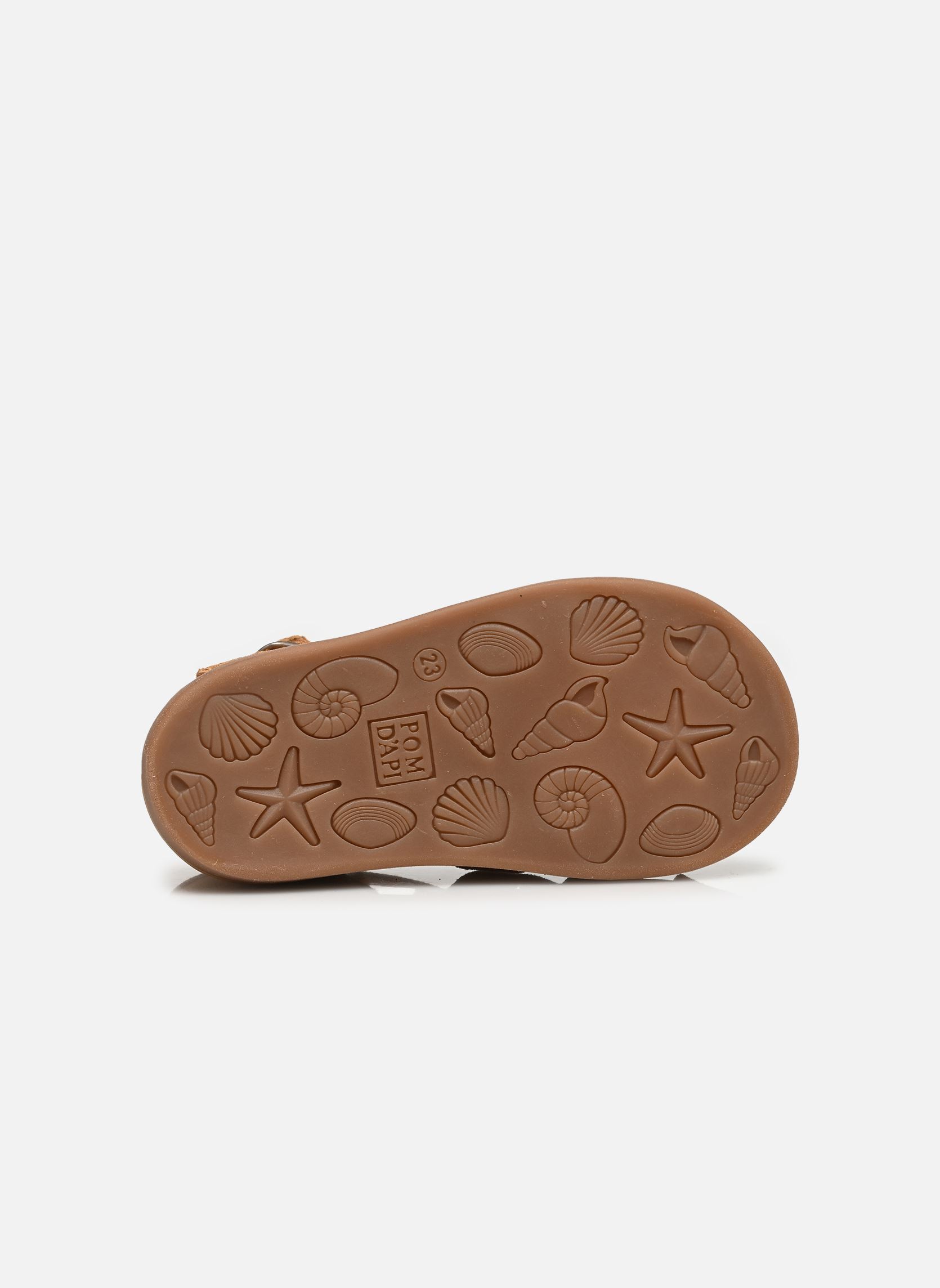 Sandales Poppy Daddy garçon marron Pom d Api Sandales Poppy Daddy garçon marron CAMEL LIGHT