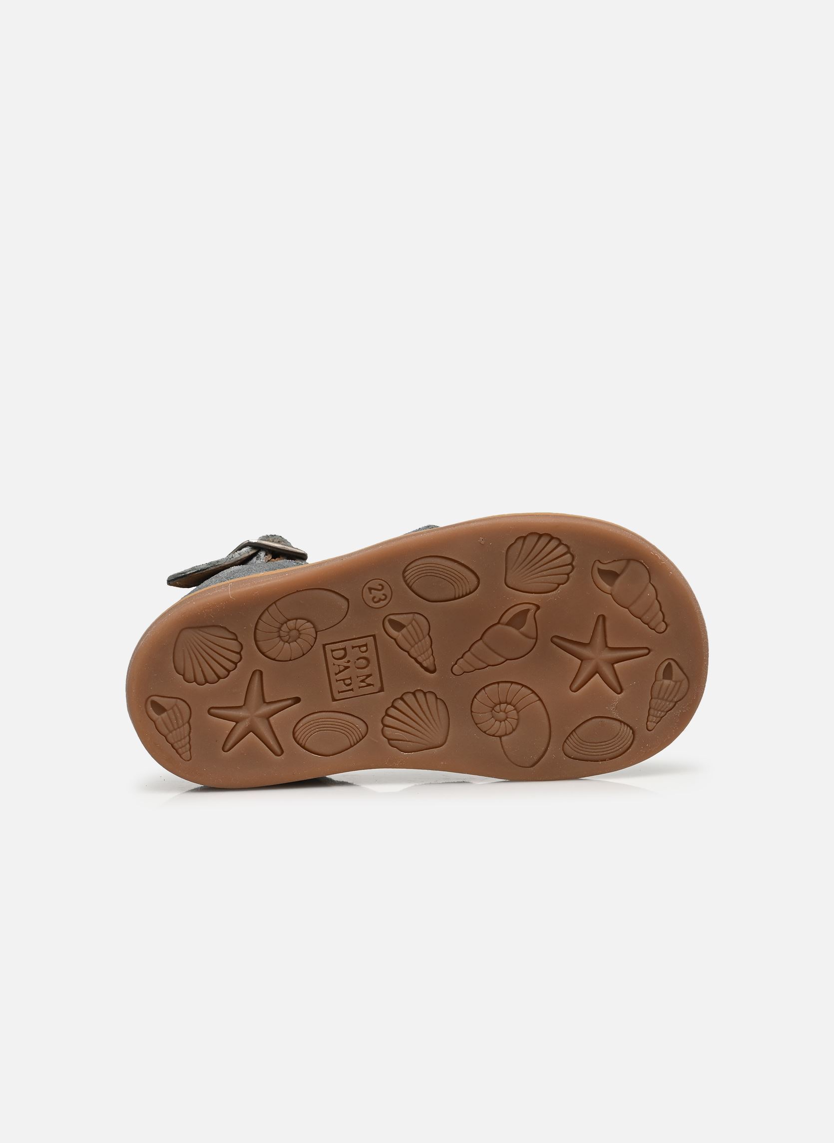 Sandales Poppy Daddy garçon gris Pom d Api Sandales Poppy Daddy garçon gris GRIS