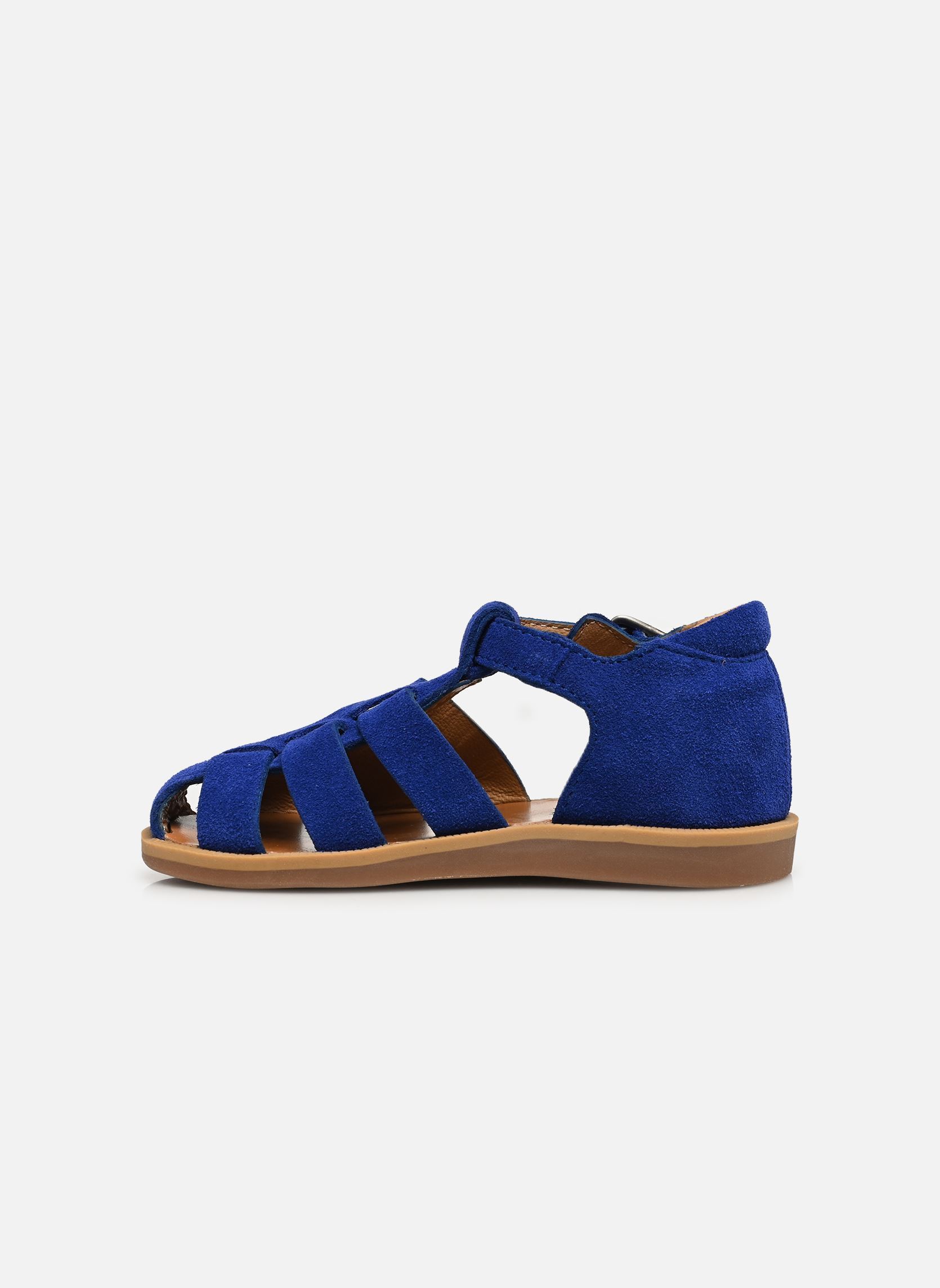 Sandales Poppy Daddy garçon bleu Pom d Api Sandales Poppy Daddy garçon bleu BLEU ELECTRIC