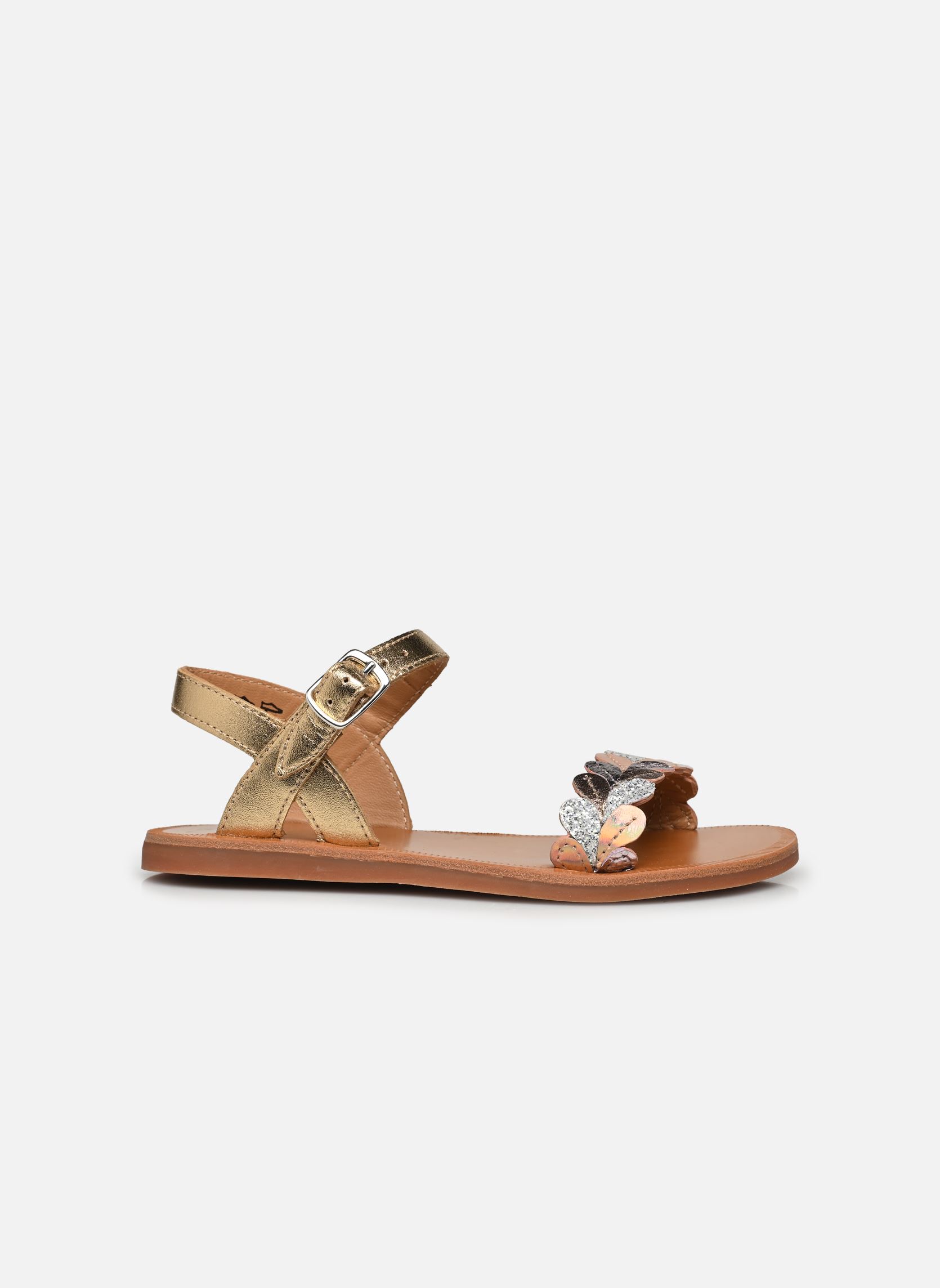 Sandali Plagette Ferns bambina oro e bronzo Pom d Api Sandali Plagette Ferns bambina oro e bronzo DORE