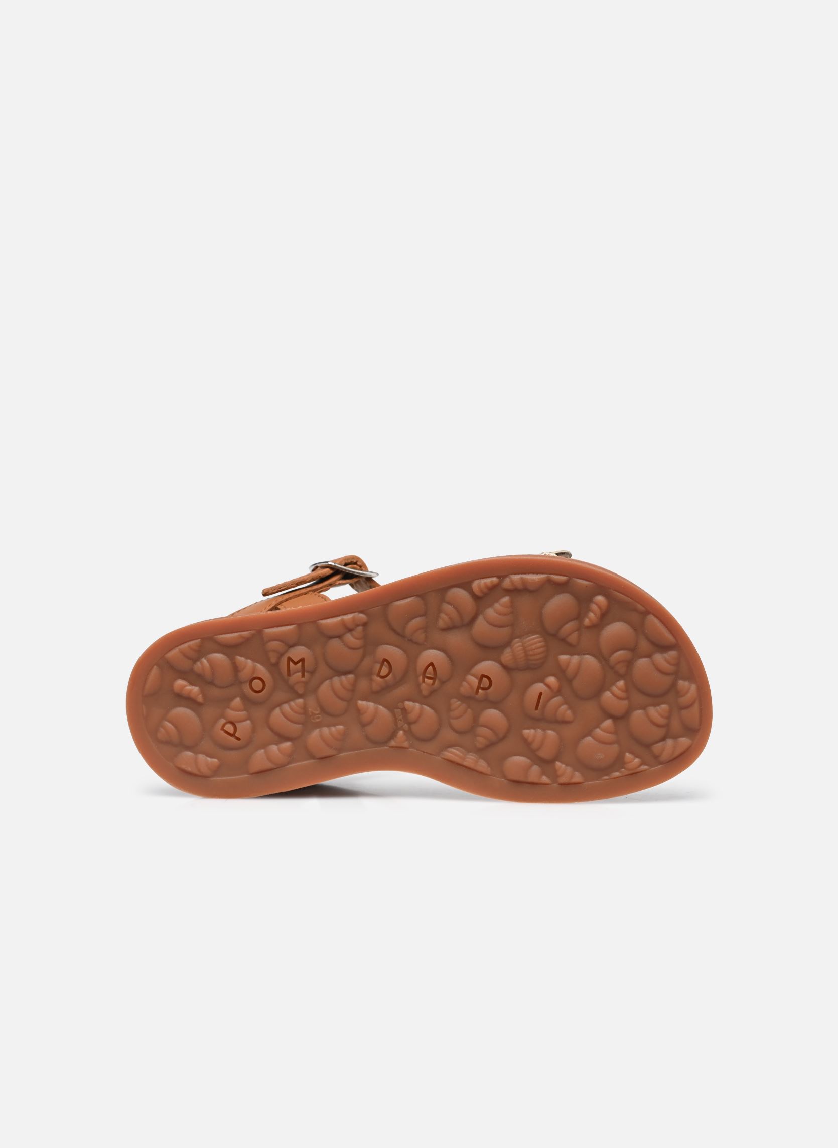 Sandales Plagette Ferns fille marron Pom d Api Sandales Plagette Ferns fille marron CAMEL