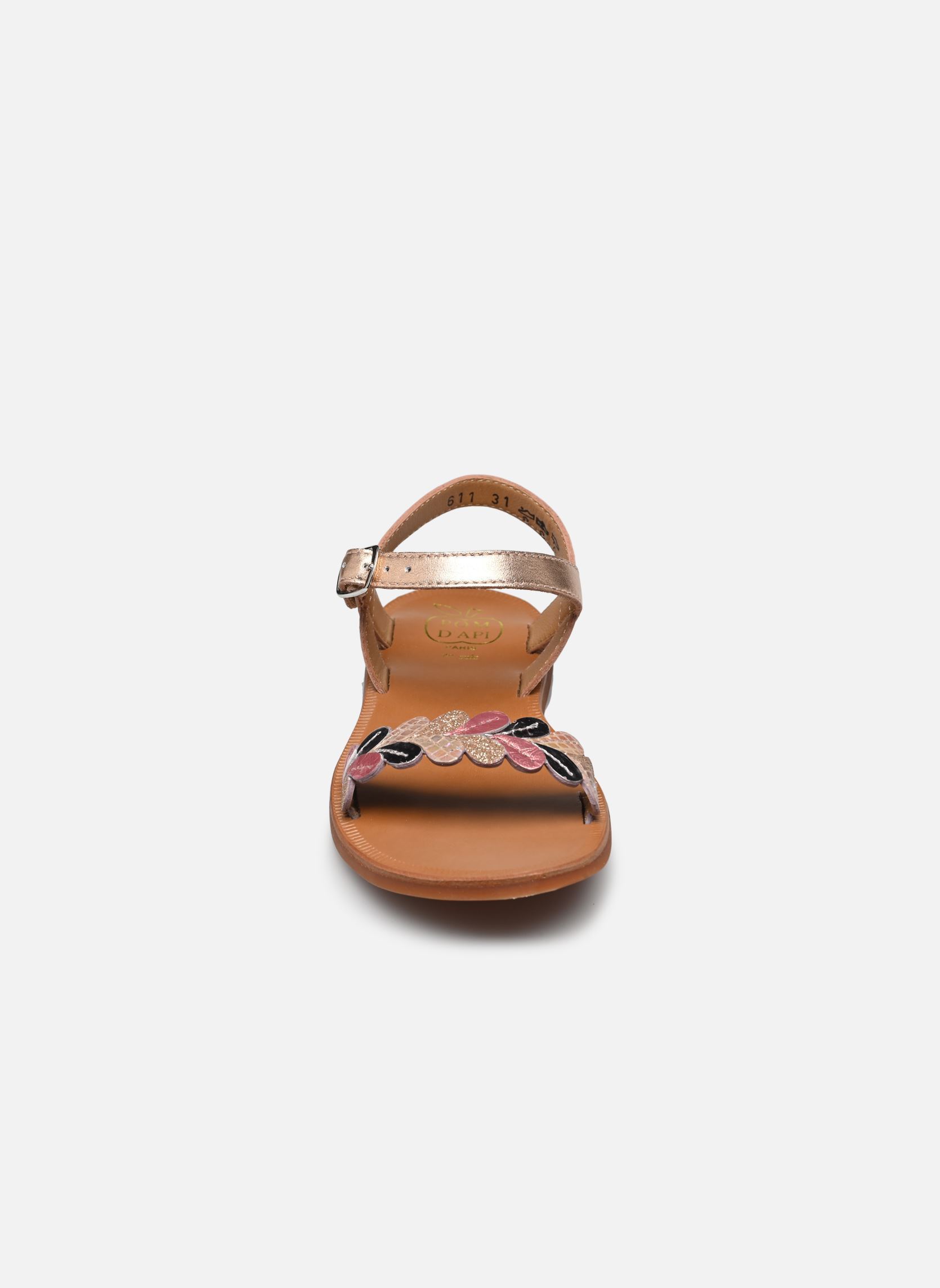 Sandales Plagette Ferns fille rose Pom d Api Sandales Plagette Ferns fille rose CUIVRE