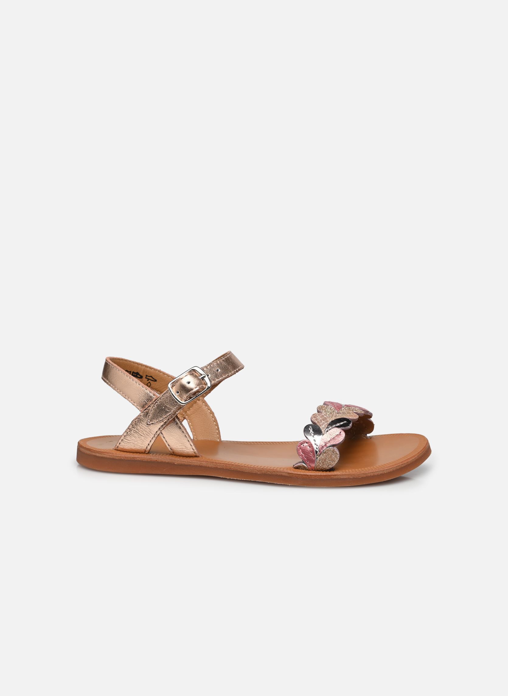 Sandales Plagette Ferns fille rose Pom d Api Sandales Plagette Ferns fille rose CUIVRE