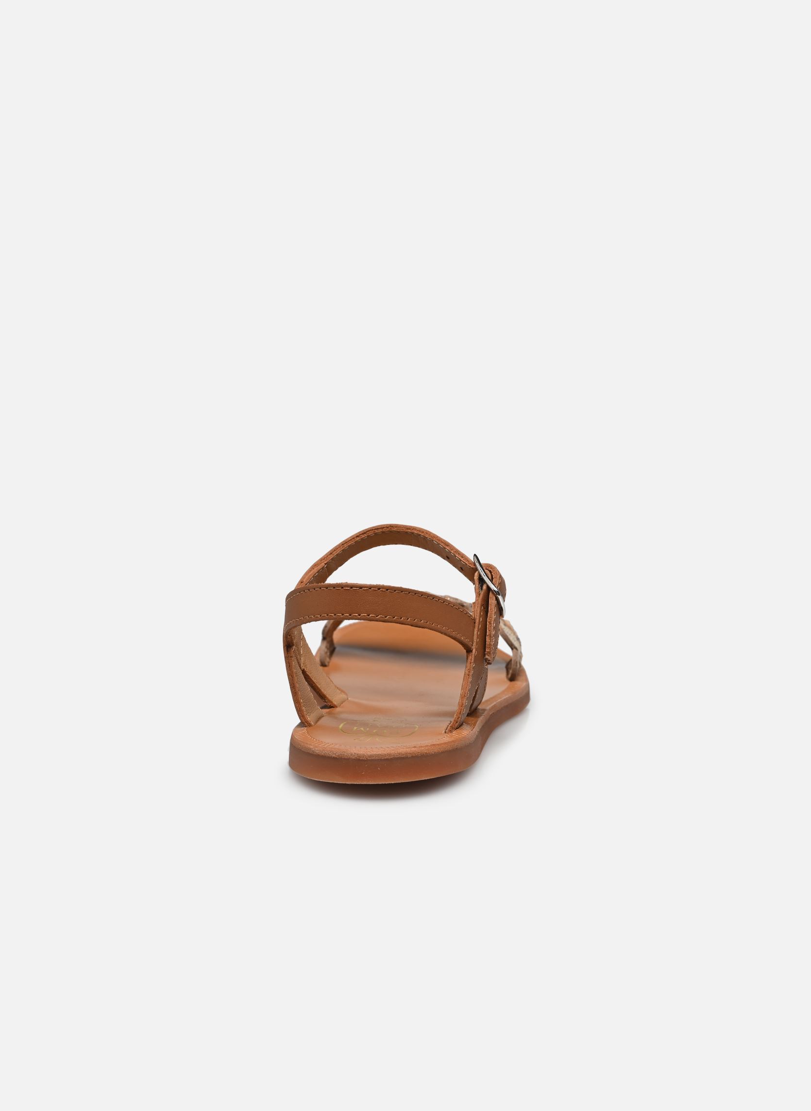 Sandalen Plagette Ferns mädchen braun Pom d Api Sandalen Plagette Ferns mädchen braun CAMEL 2