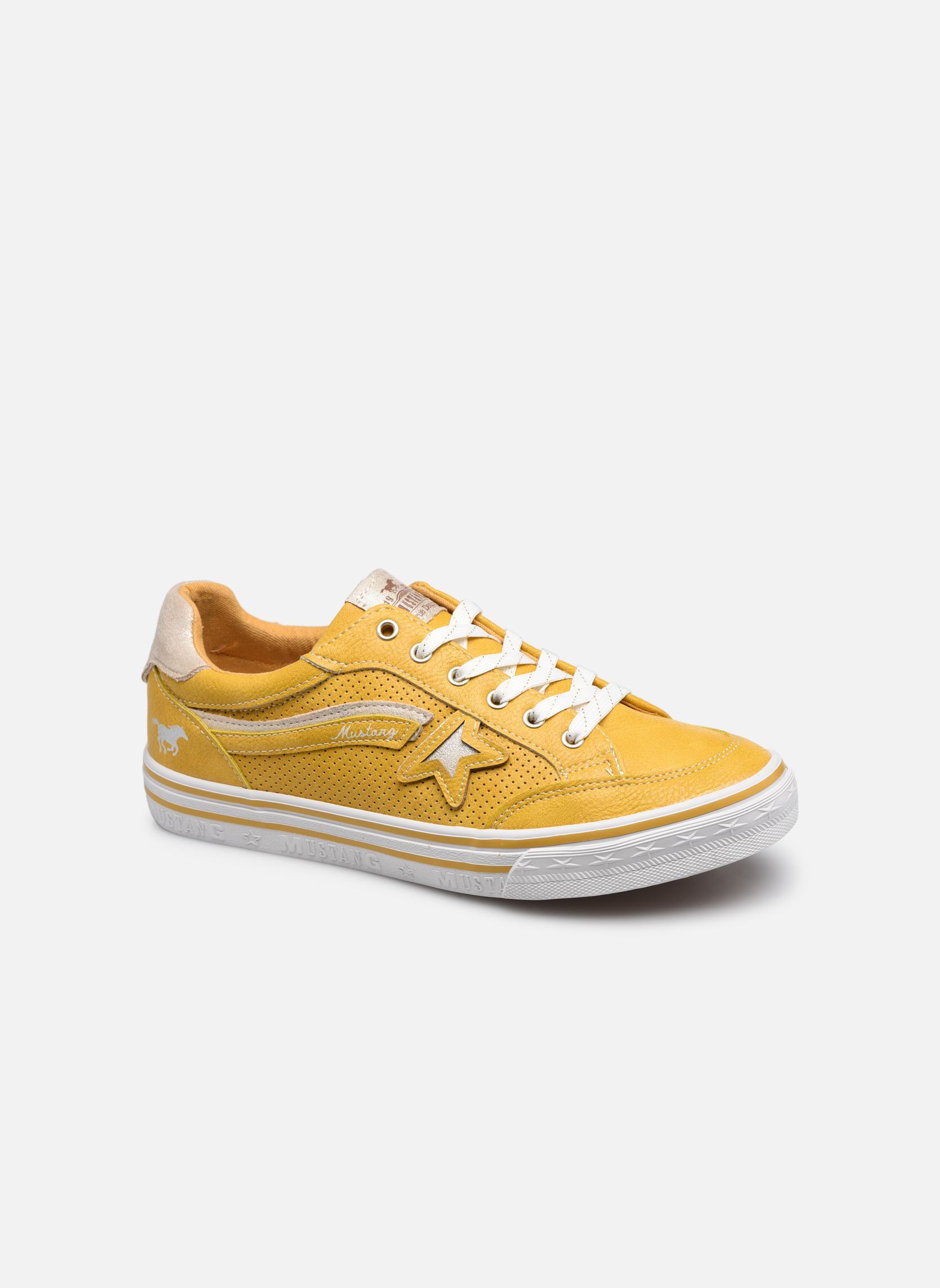 Baskets basses 5056301 garçon jaune Mustang shoes Baskets basses 5056301 garçon jaune Gelb