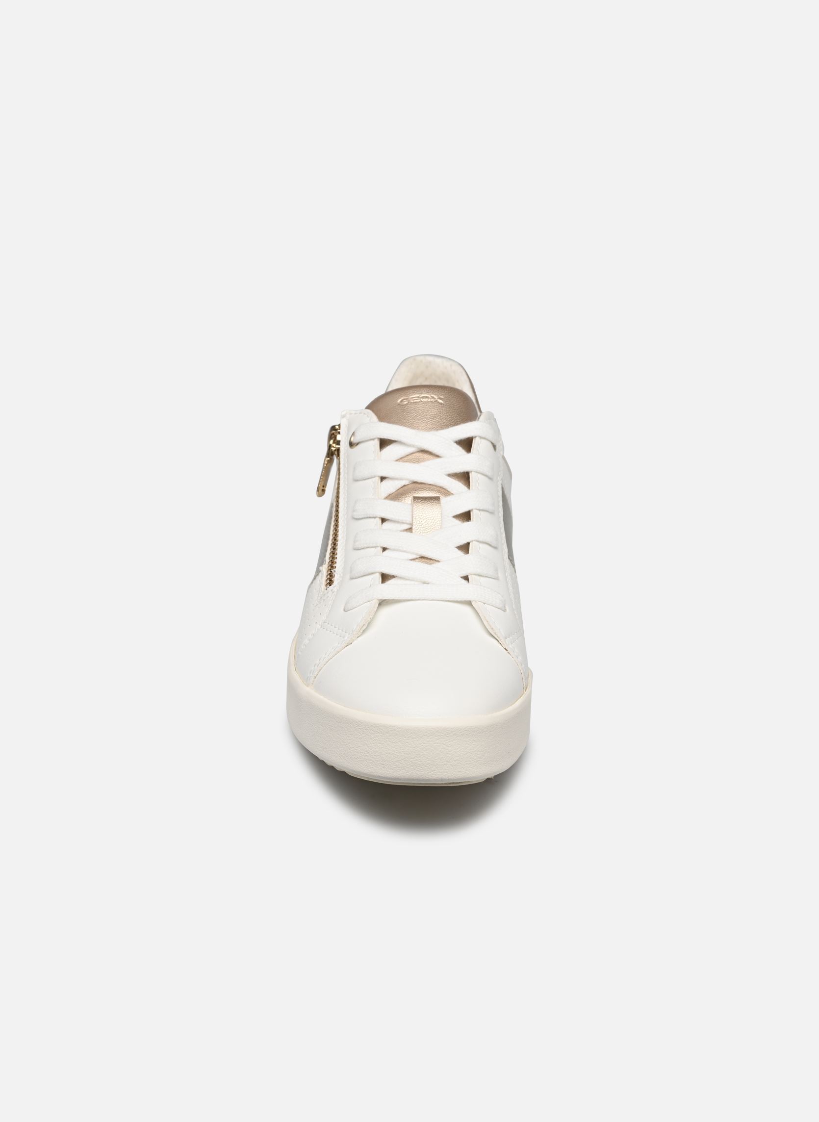 Niedrige Sneaker D BLOMIEE damen weiß Geox Niedrige Sneaker D BLOMIEE damen weiß BLANC / BLANC CASSÉ