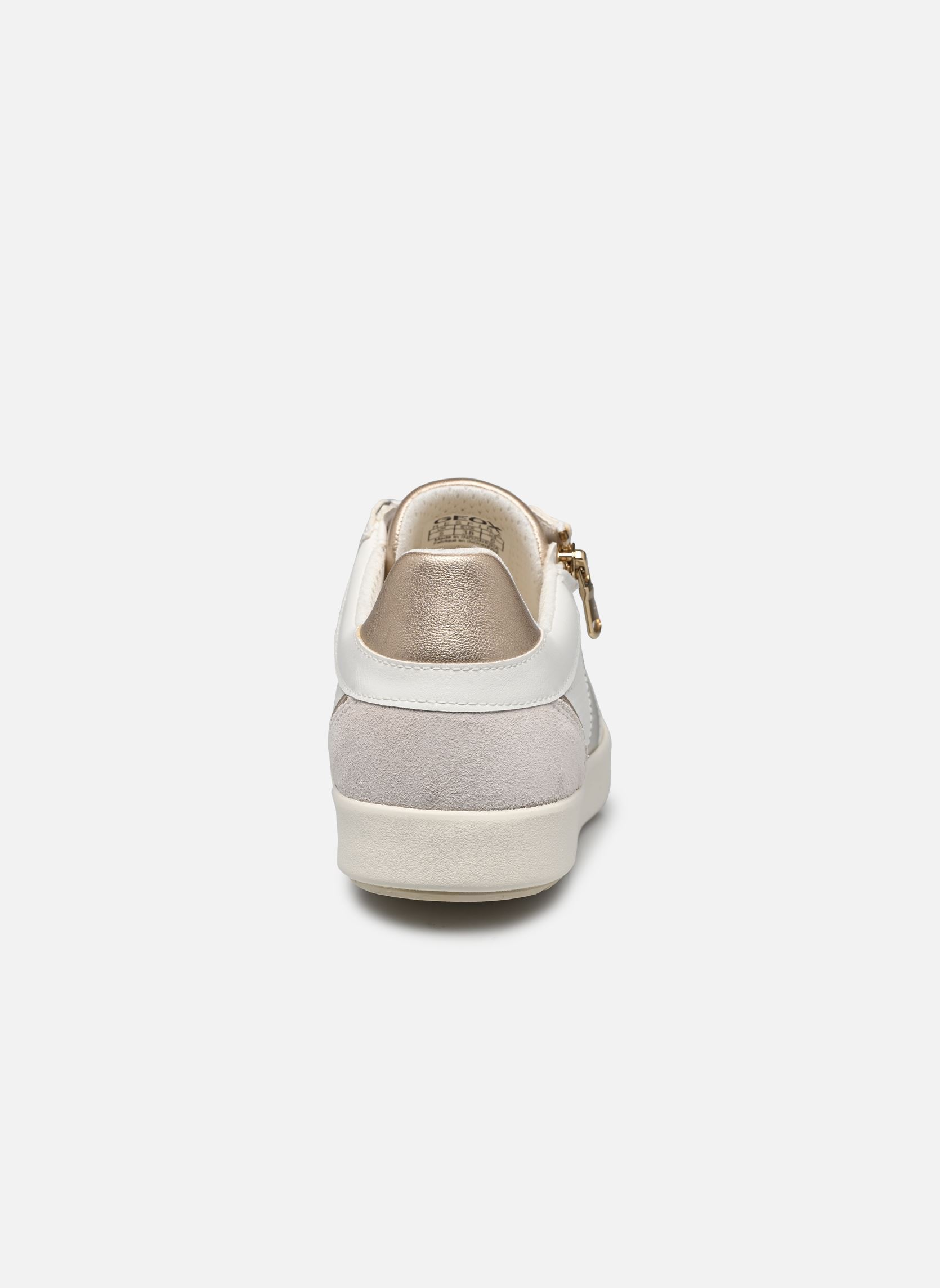 Niedrige Sneaker D BLOMIEE damen weiß Geox Niedrige Sneaker D BLOMIEE damen weiß BLANC / BLANC CASSÉ