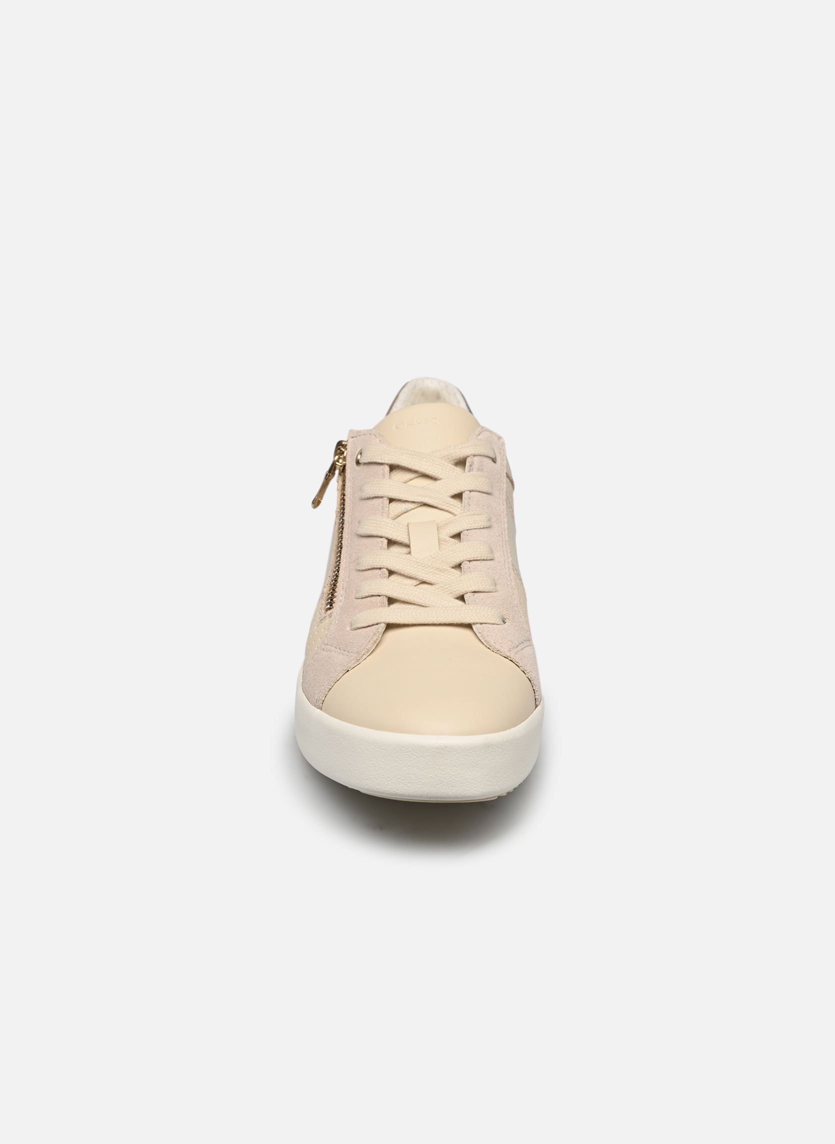 Niedrige Sneaker D BLOMIEE damen weiß Geox Niedrige Sneaker D BLOMIEE damen weiß PAPYRUS/LT SAND