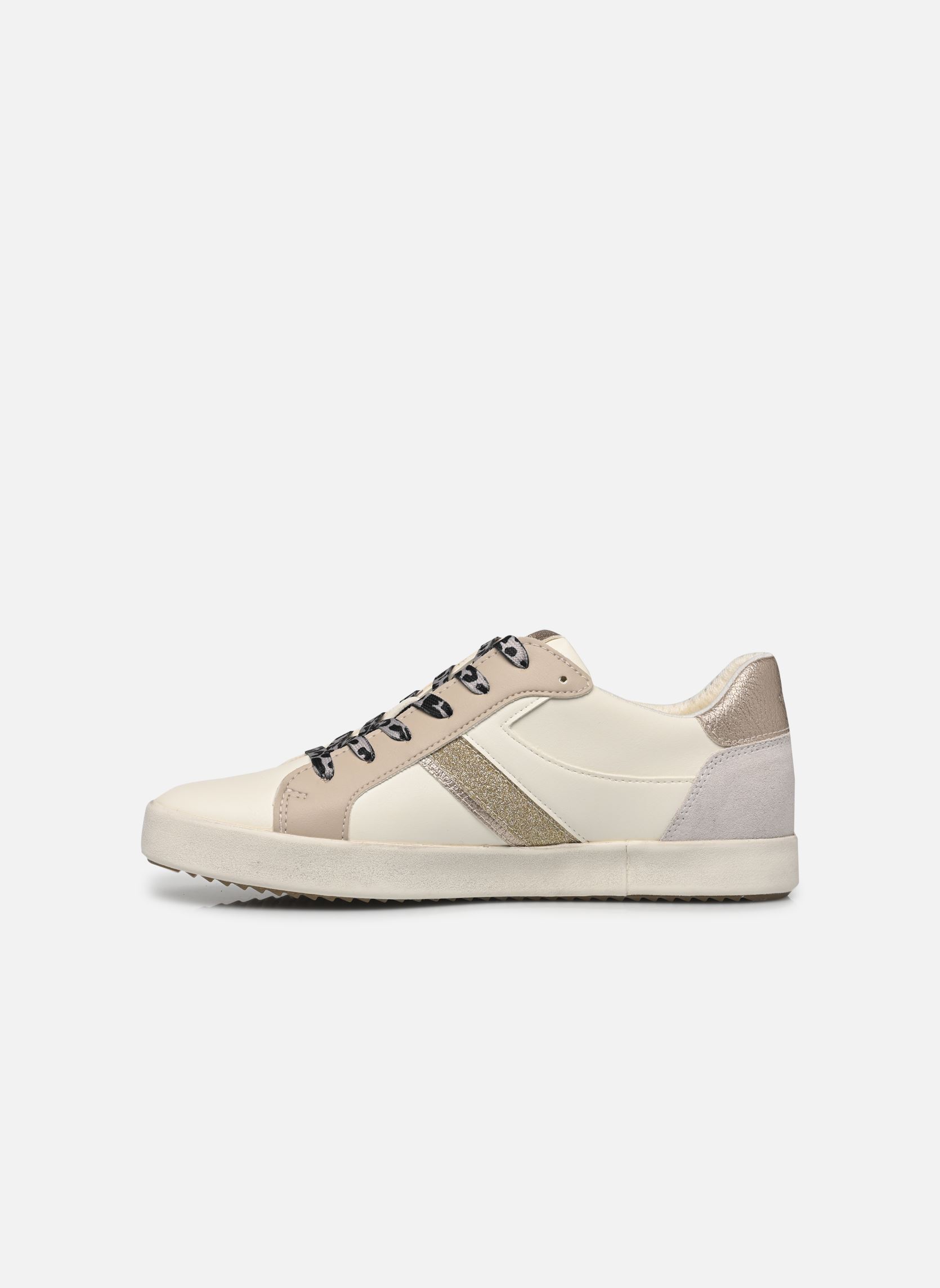 Lage sneakers D BLOMIEE dames wit Geox Lage sneakers D BLOMIEE dames wit OPTIC WHITE/BEIGE