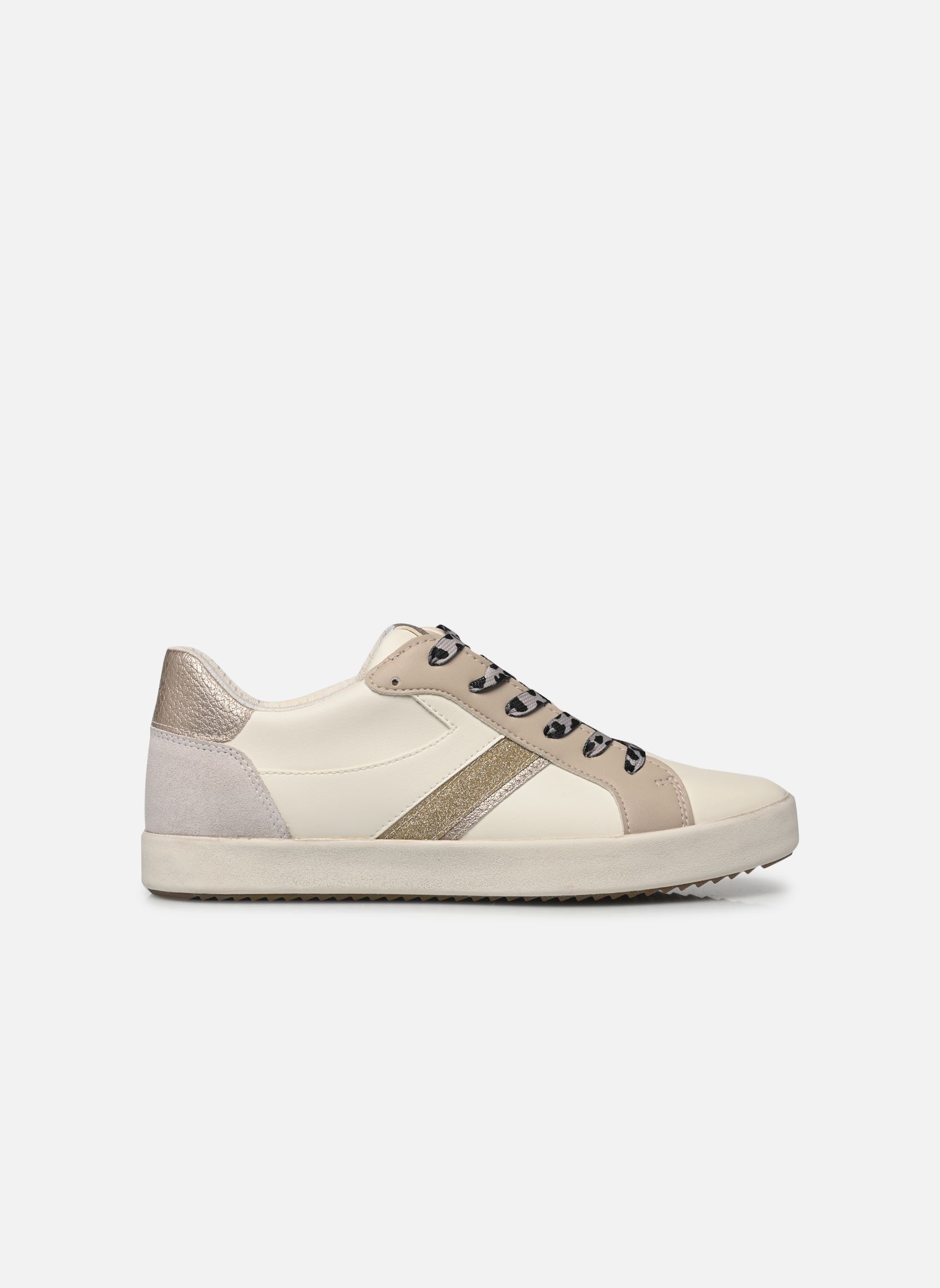 Lage sneakers D BLOMIEE dames wit Geox Lage sneakers D BLOMIEE dames wit OPTIC WHITE/BEIGE