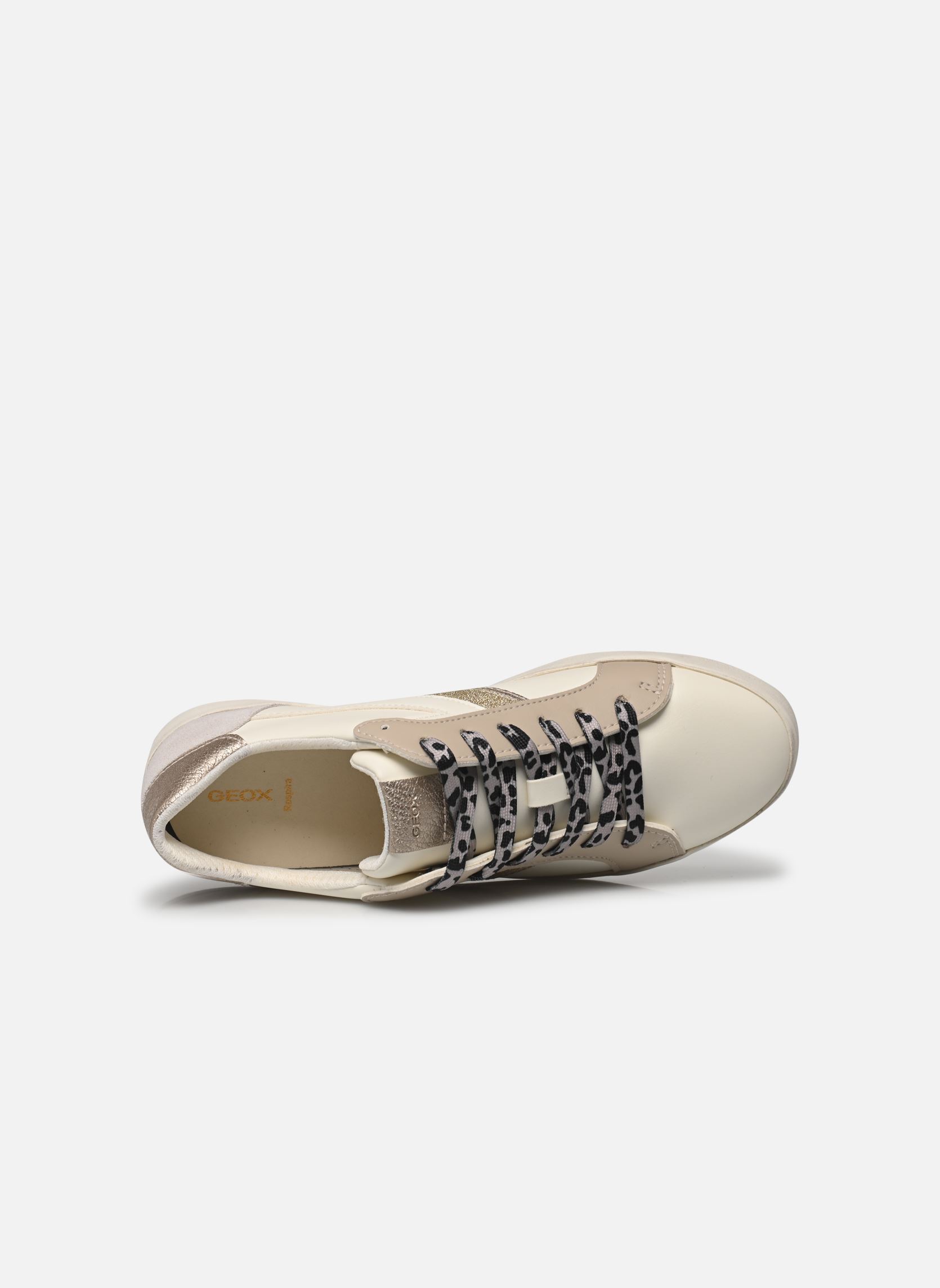 Lage sneakers D BLOMIEE dames wit Geox Lage sneakers D BLOMIEE dames wit OPTIC WHITE/BEIGE