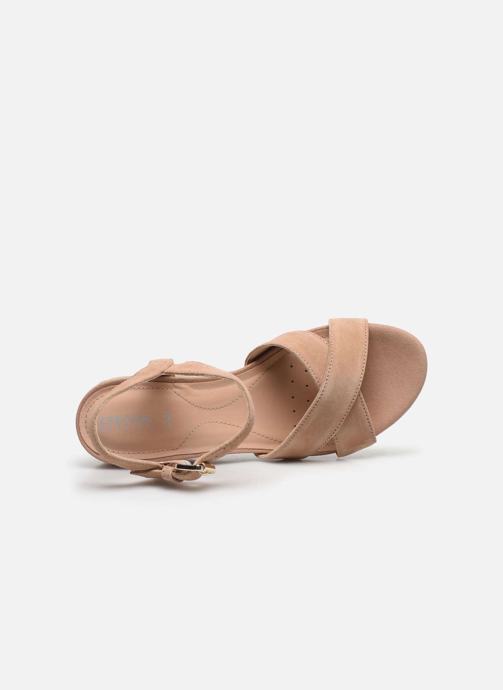 Sandalias y plataformas de cuña D ISCHIA CORDA D02HHC mujer beige Geox Sandalias y plataformas de cuña D ISCHIA CORDA D02HHC mujer beige Dk skin