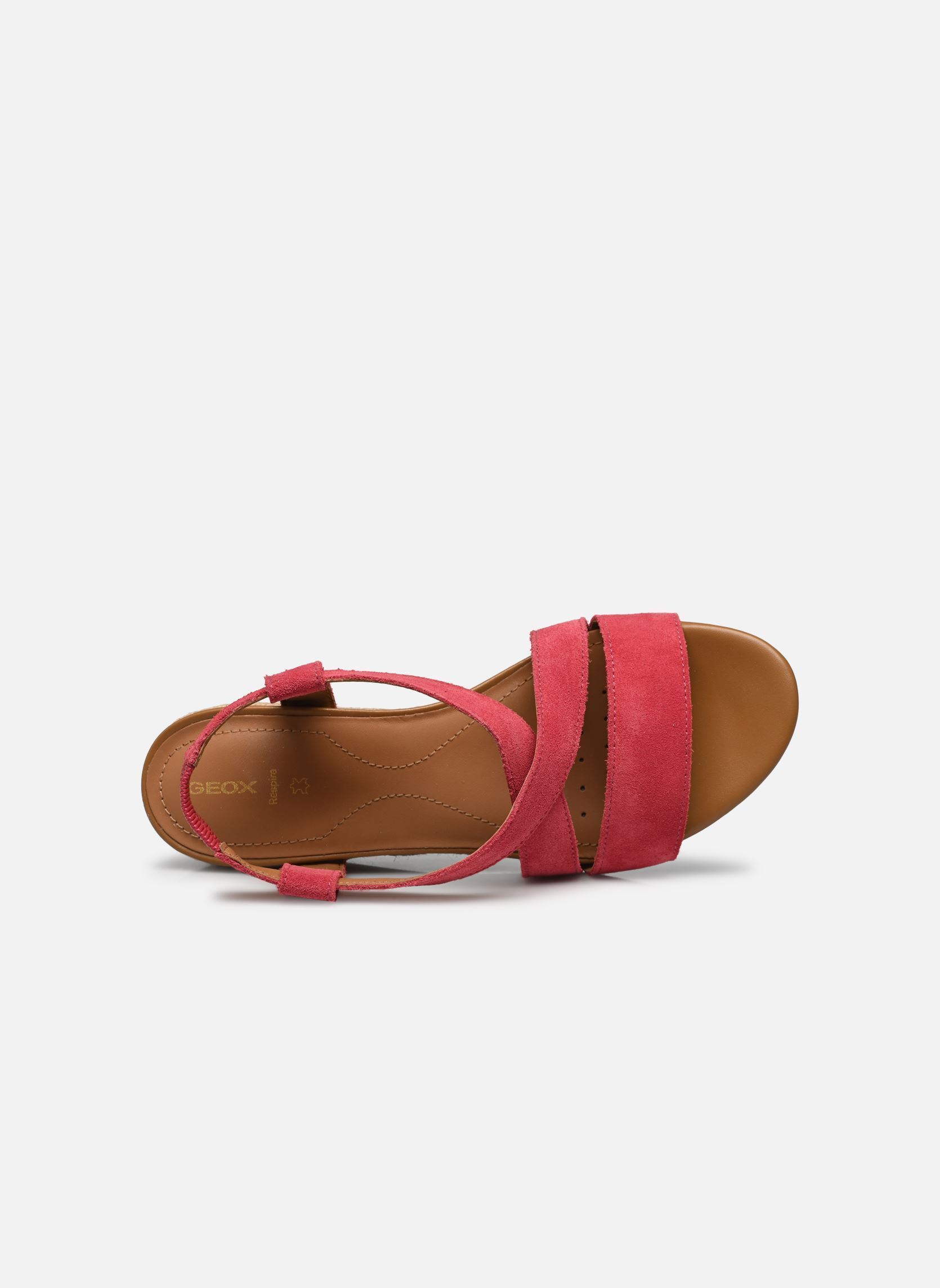 Keil- und Plateausandalen D ISCHIA CORDA D02HHC damen rosa Geox Keil- und Plateausandalen D ISCHIA CORDA D02HHC damen rosa Corail