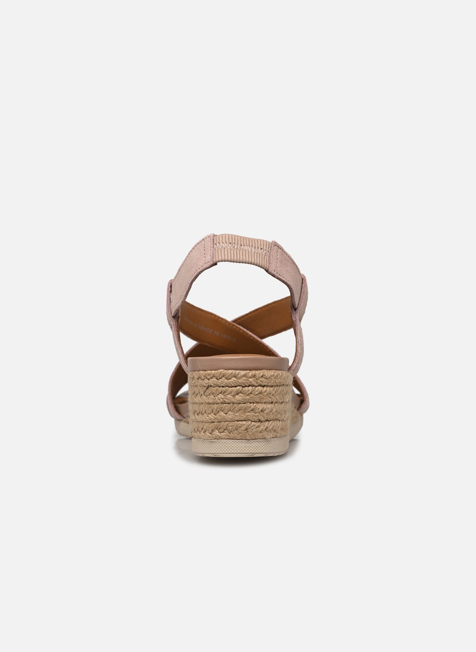 Sandalias y plataformas de cuña D ISCHIA CORDA D02HHC mujer beige Geox Sandalias y plataformas de cuña D ISCHIA CORDA D02HHC mujer beige Nude