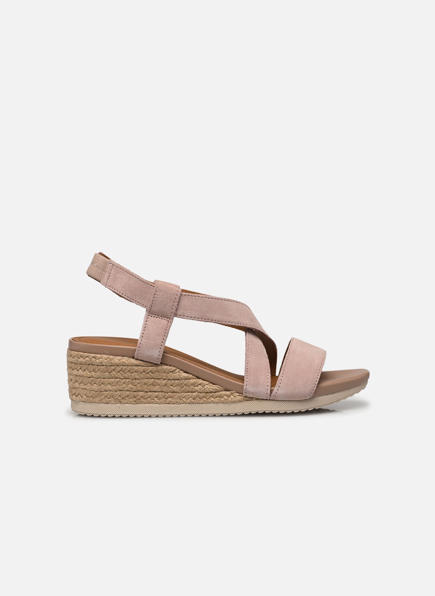 Sandalias y plataformas de cuña D ISCHIA CORDA D02HHC mujer beige Geox Sandalias y plataformas de cuña D ISCHIA CORDA D02HHC mujer beige Nude
