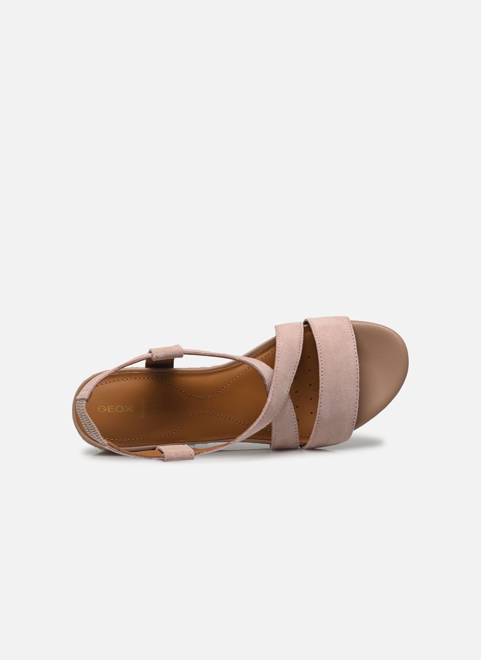 Sandalias y plataformas de cuña D ISCHIA CORDA D02HHC mujer beige Geox Sandalias y plataformas de cuña D ISCHIA CORDA D02HHC mujer beige Nude