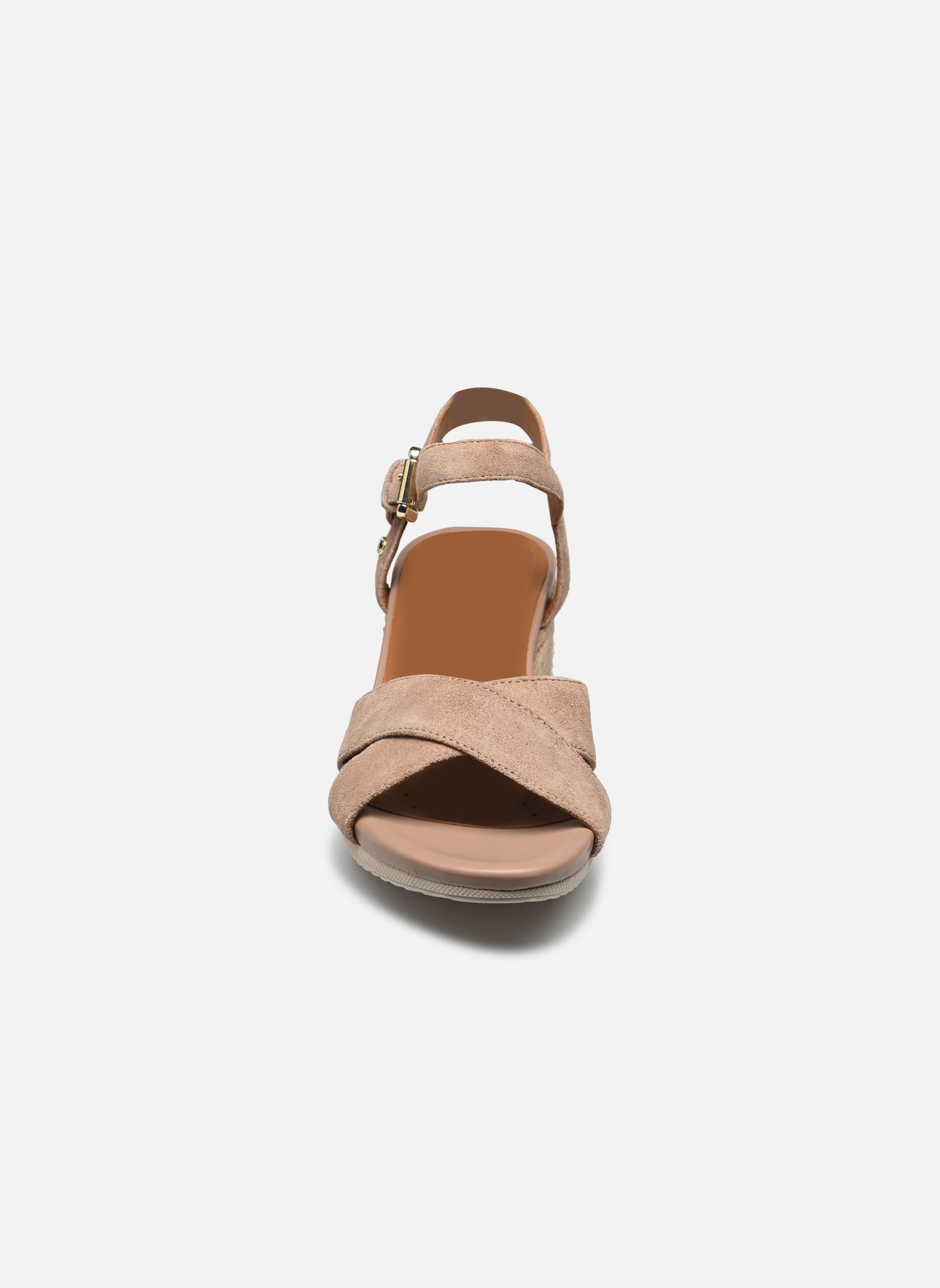Sandales compensées et plateformes D ISCHIA CORDA D02HHC femme beige Geox Sandales compensées et plateformes D ISCHIA CORDA D02HHC femme beige Naturel foncé