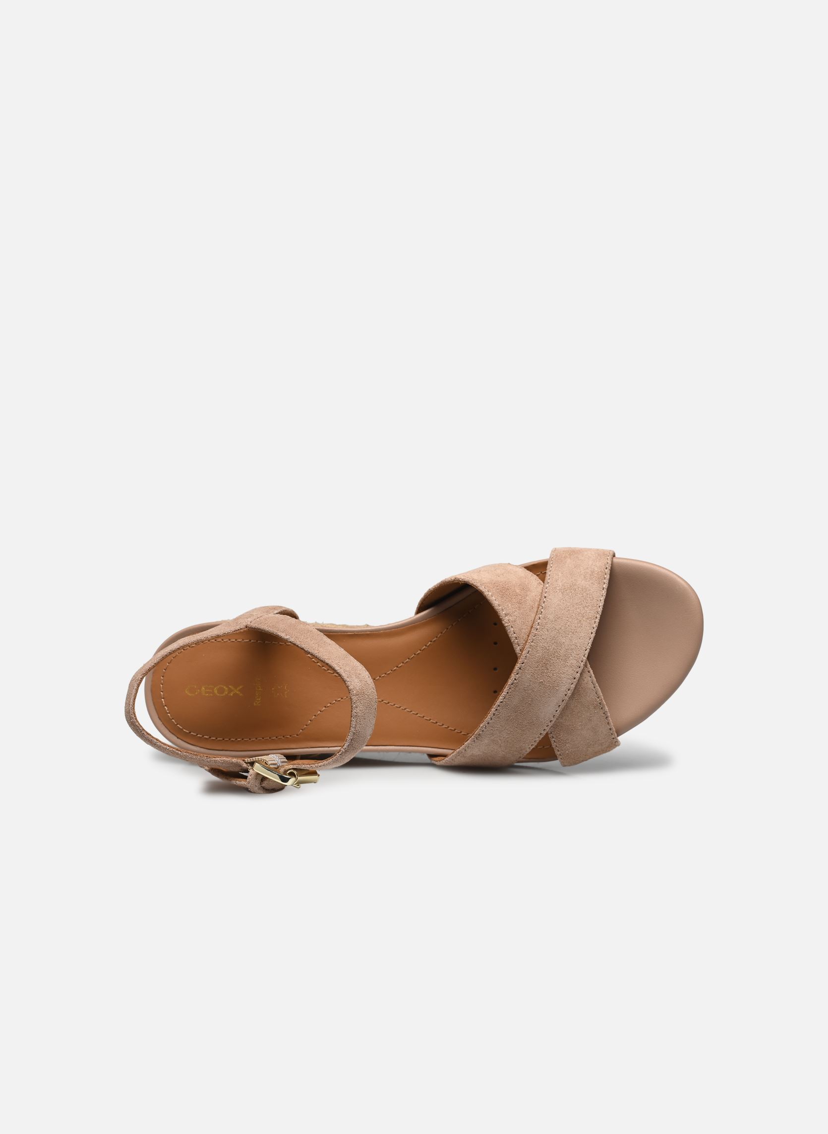 Sandales compensées et plateformes D ISCHIA CORDA D02HHC femme beige Geox Sandales compensées et plateformes D ISCHIA CORDA D02HHC femme beige Naturel foncé