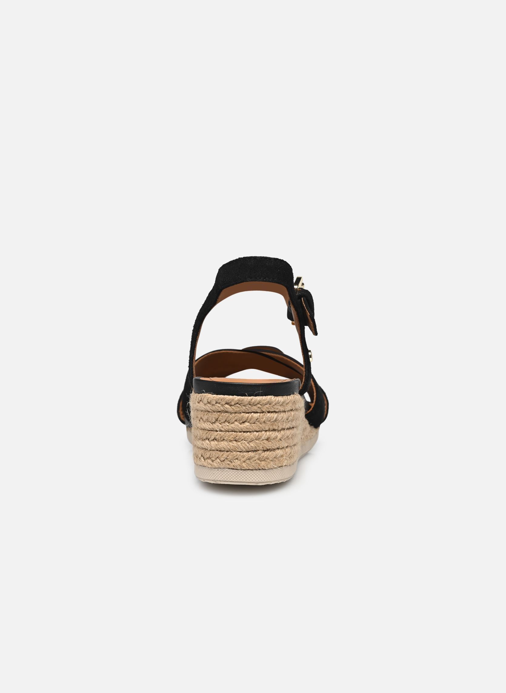 Sandalias y plataformas de cuña D ISCHIA CORDA D02HHC mujer negro Geox Sandalias y plataformas de cuña D ISCHIA CORDA D02HHC mujer negro Noir