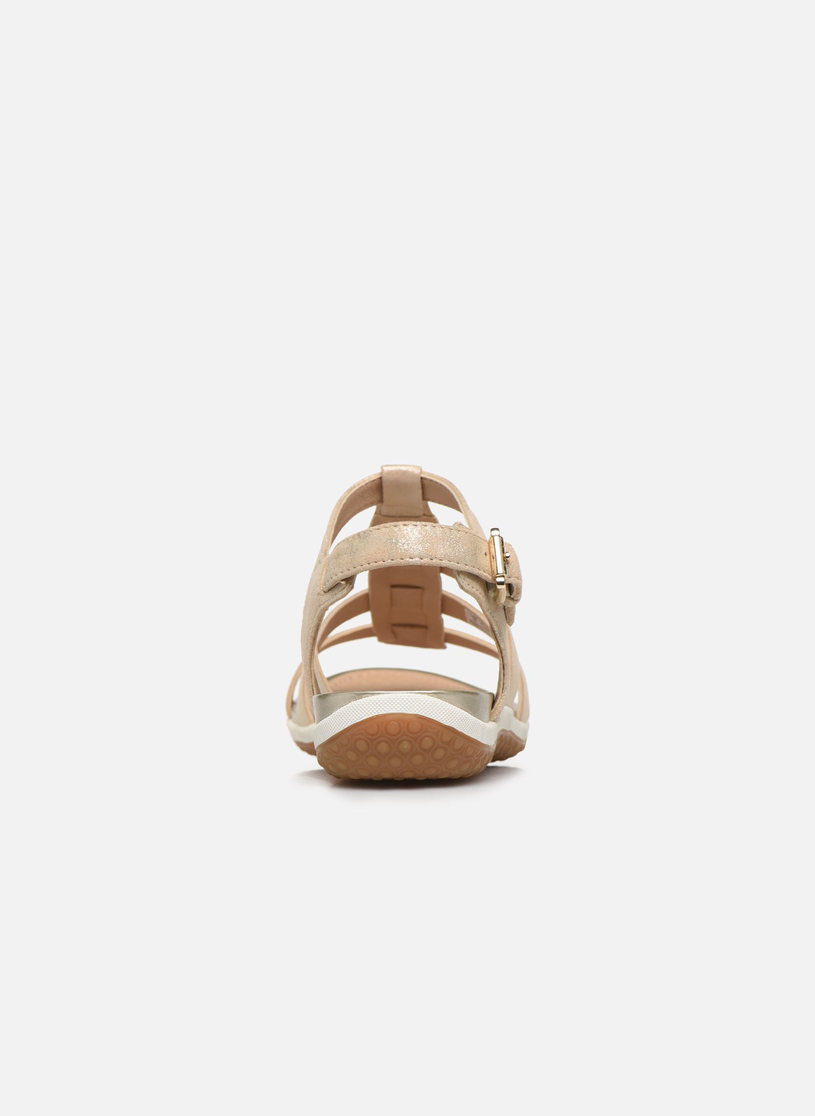 Sandales D SANDAL VEGA D72R6A femme or et bronze Geox Sandales D SANDAL VEGA D72R6A femme or et bronze Sand