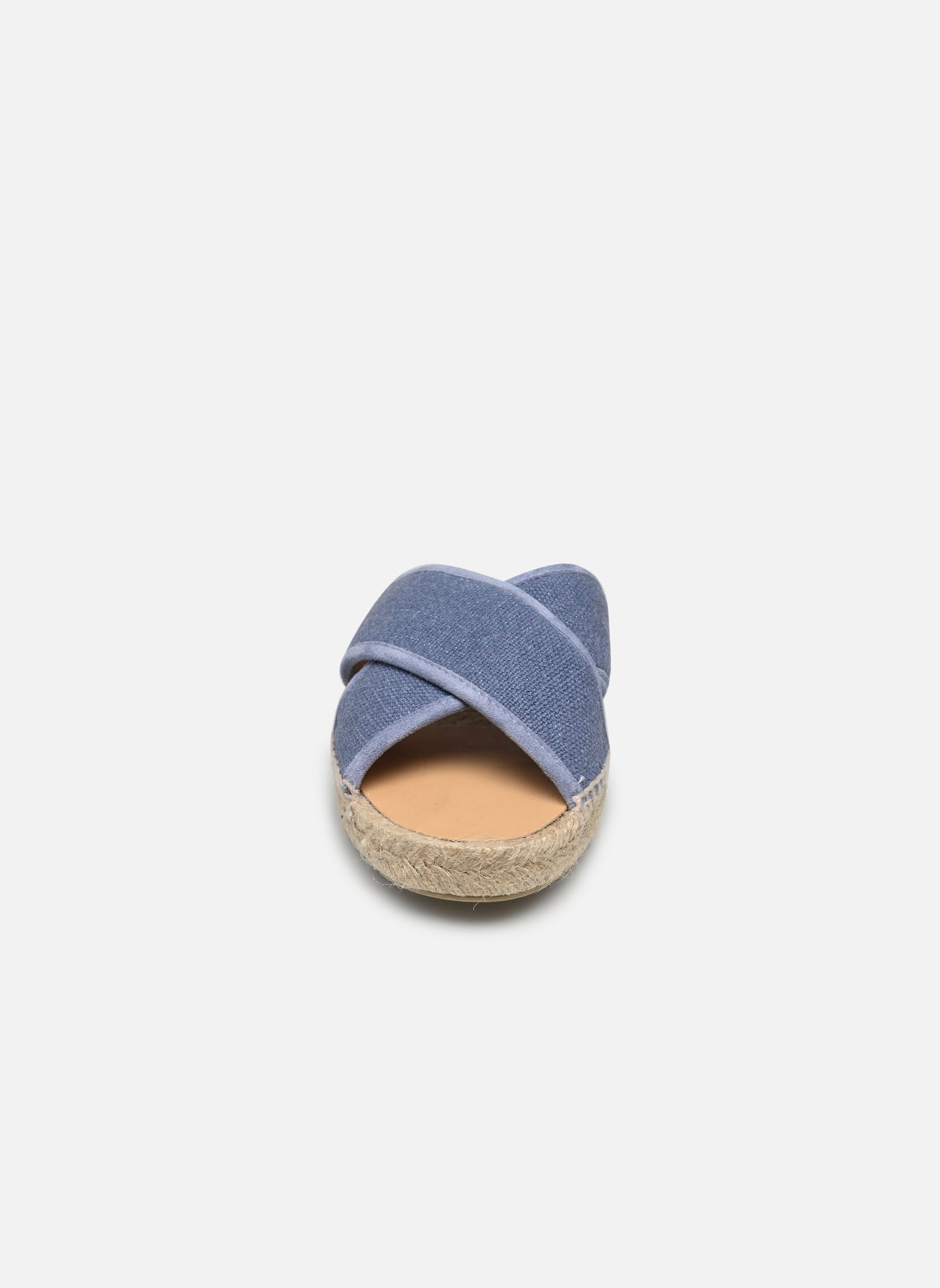 Pantoletten PALMERA damen blau Castaner Pantoletten PALMERA damen blau LINO INDIGO