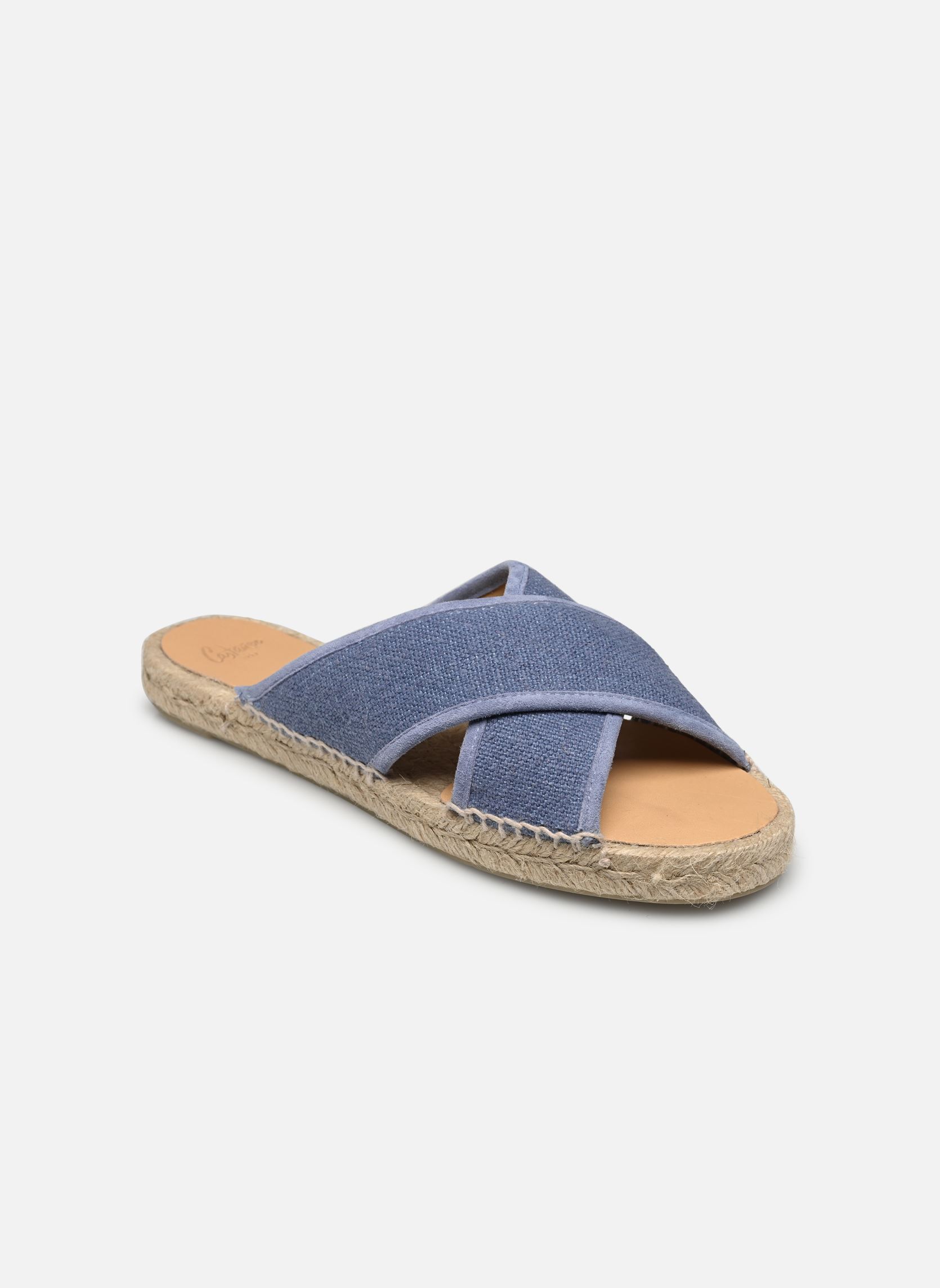 Pantoletten PALMERA damen blau Castaner Pantoletten PALMERA damen blau LINO INDIGO