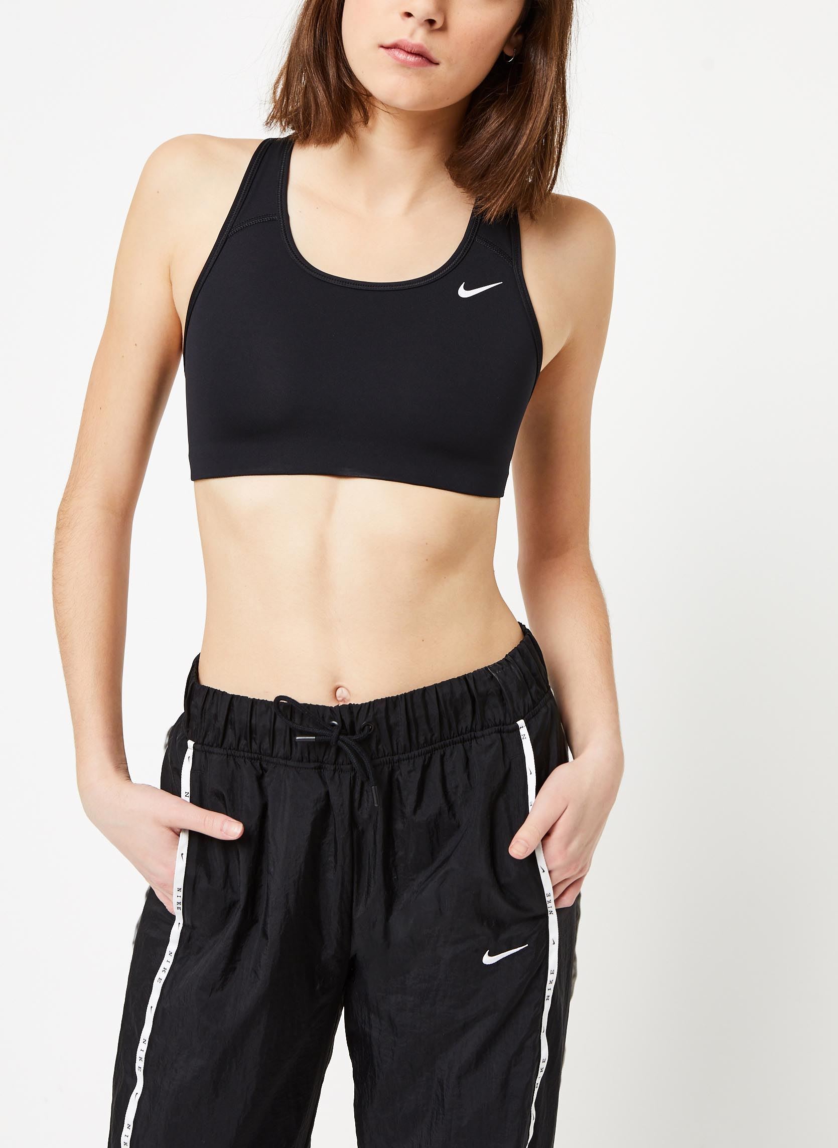 Brassières de sport Nike BRASSIERE W NK SWSH MED ARMORY EU - vue 2