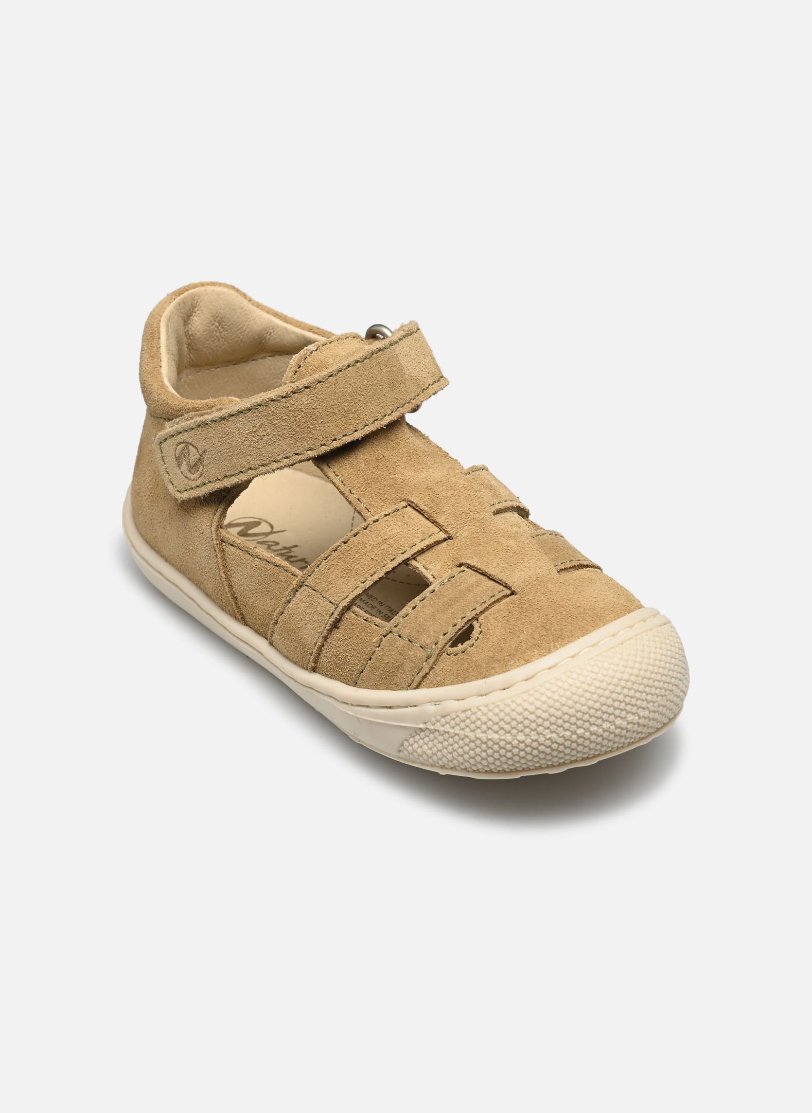 Sandalen Bede jungen grün Naturino Sandalen Bede jungen grün SUEDE SAND MILITAIRE