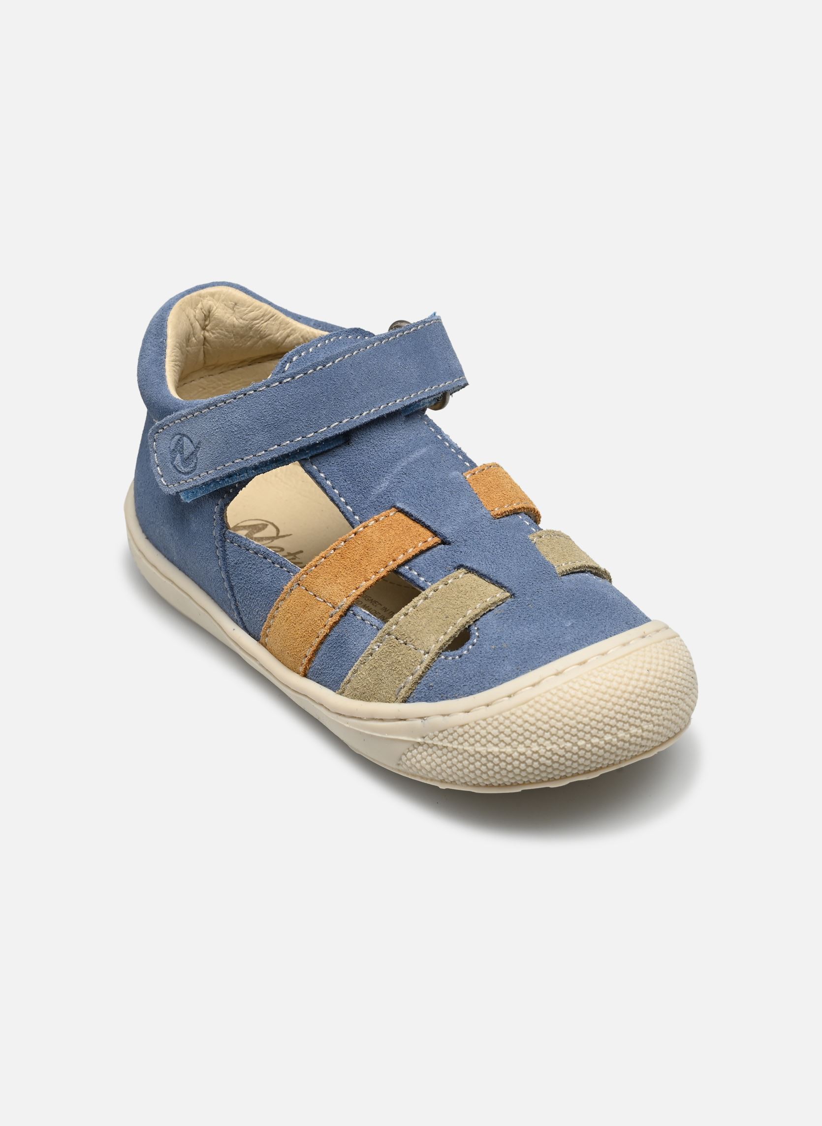 Sandales Bede garçon bleu Naturino Sandales Bede garçon bleu SUEDE CELESTE STONE ZUCCA