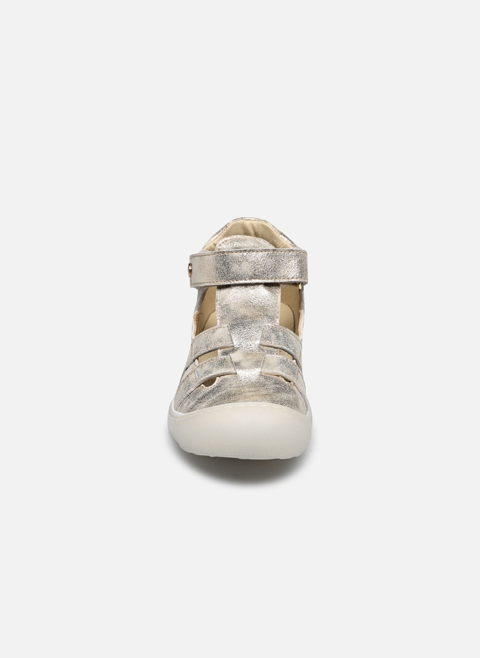 Sandalen Bede meisjes goud en brons Naturino Sandalen Bede meisjes goud en brons MONET PLATINUM