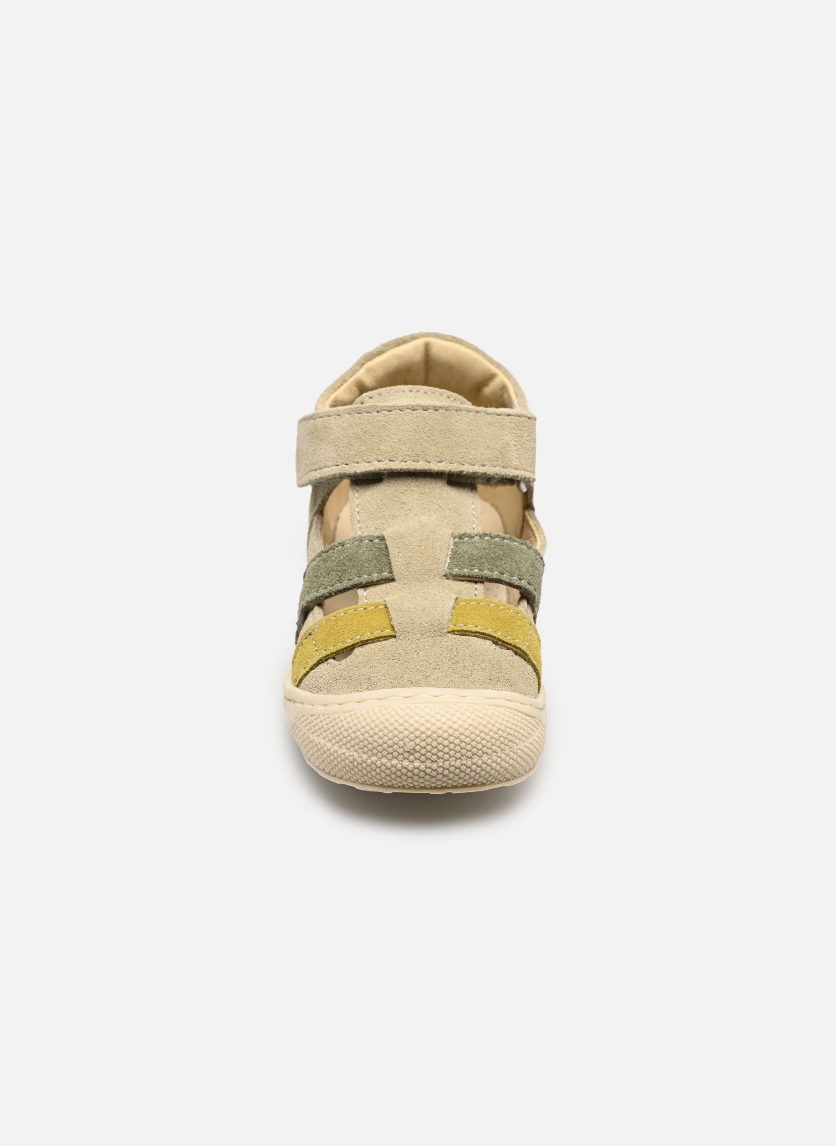 Sandalen Bede jongens beige Naturino Sandalen Bede jongens beige Suede Stone Citrus Olive