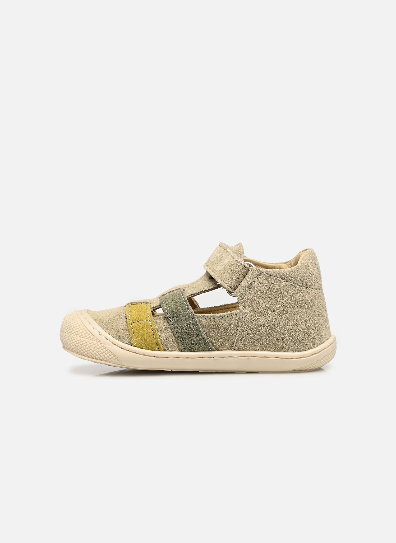 Sandalen Bede jongens beige Naturino Sandalen Bede jongens beige Suede Stone Citrus Olive
