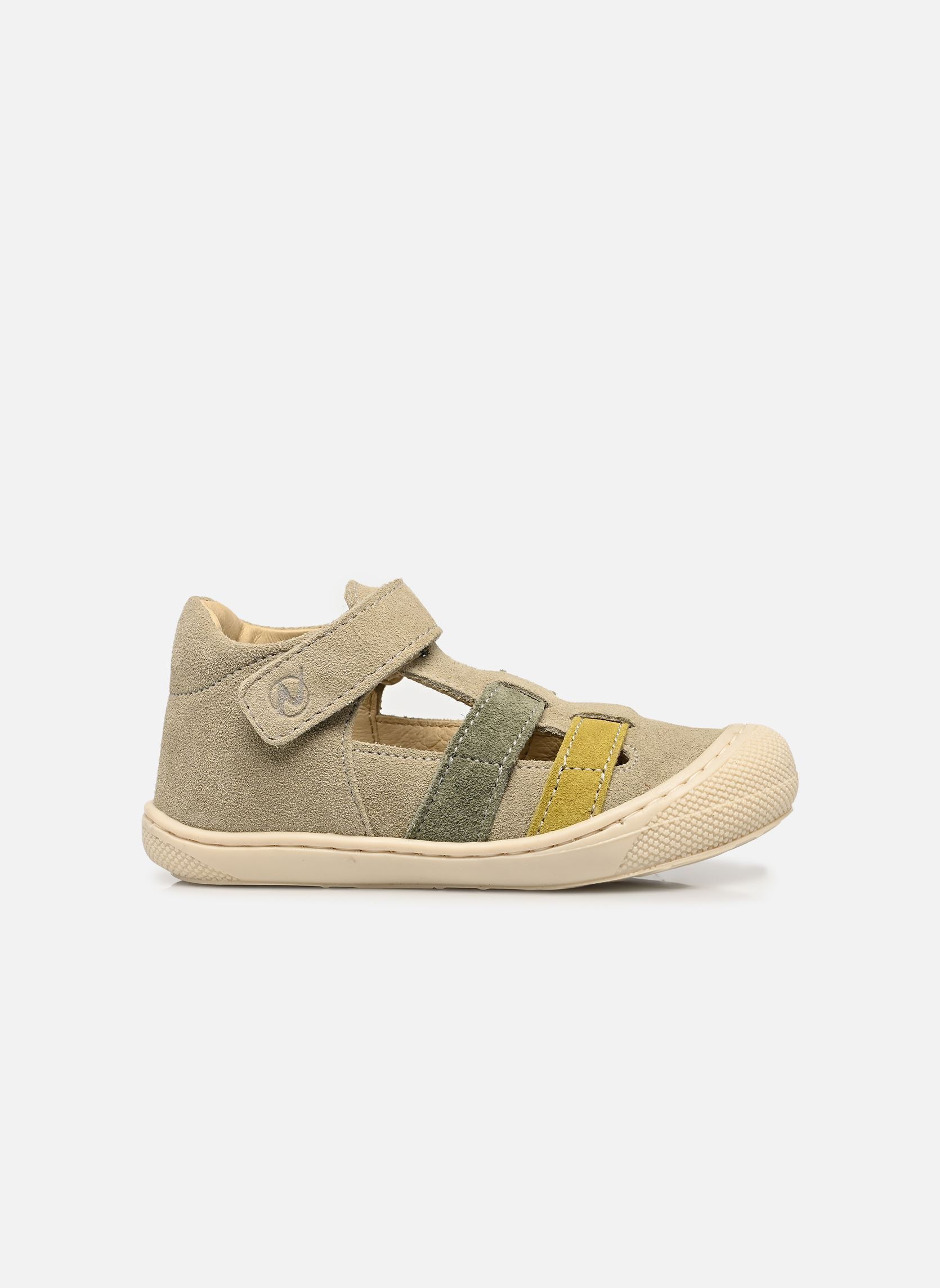 Sandalen Bede jongens beige Naturino Sandalen Bede jongens beige Suede Stone Citrus Olive