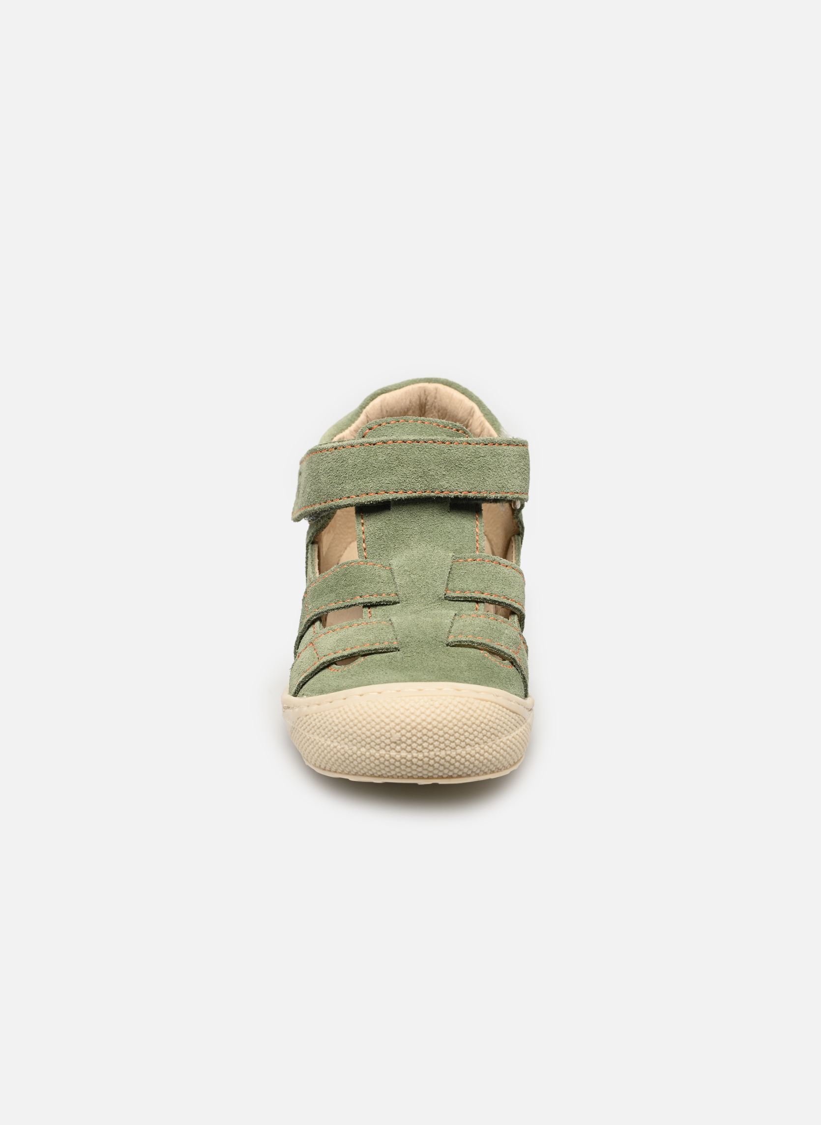 Sandalen Bede jungen grün Naturino Sandalen Bede jungen grün Suede Leaf Orange