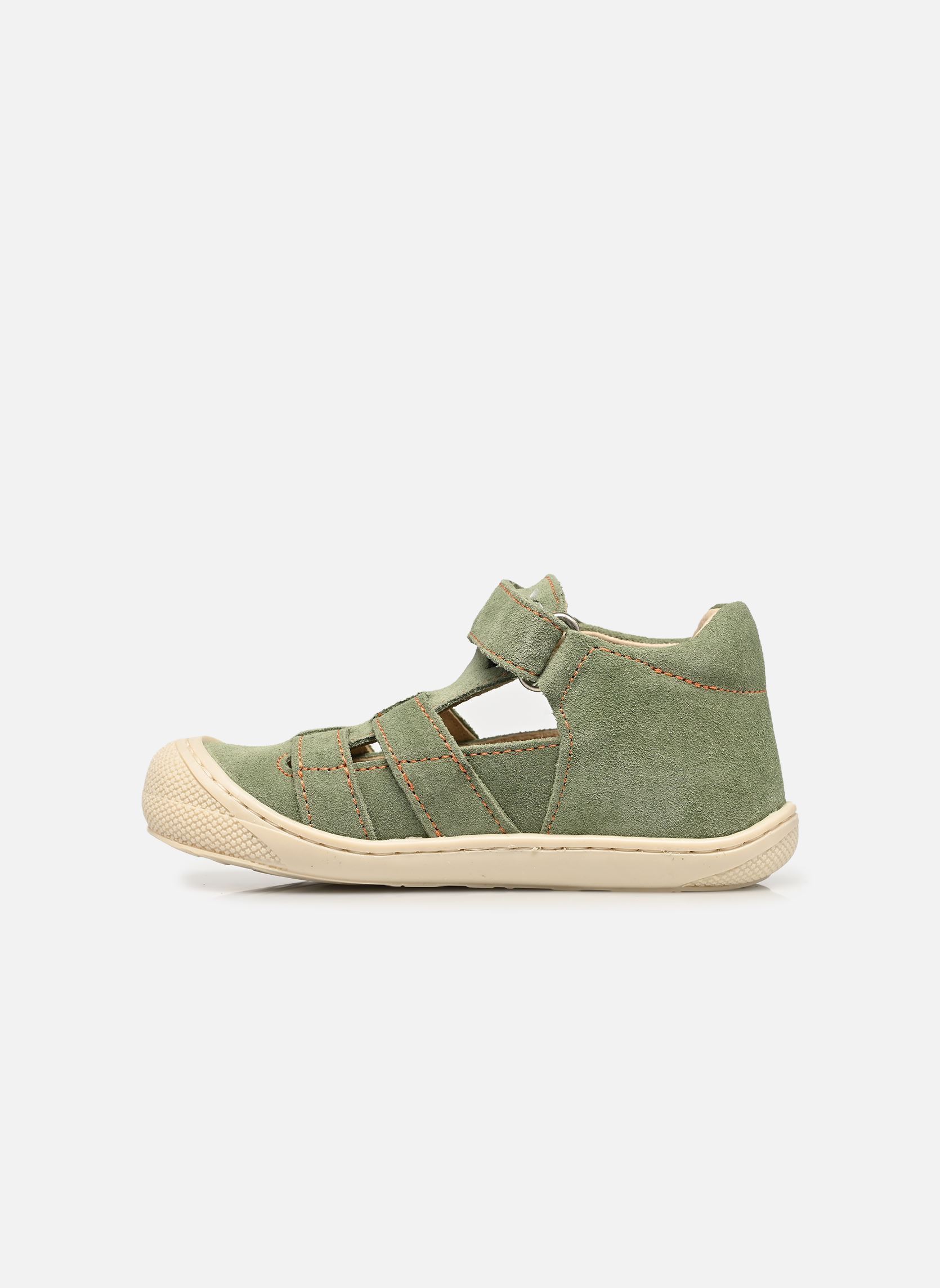 Sandalen Bede jungen grün Naturino Sandalen Bede jungen grün Suede Leaf Orange