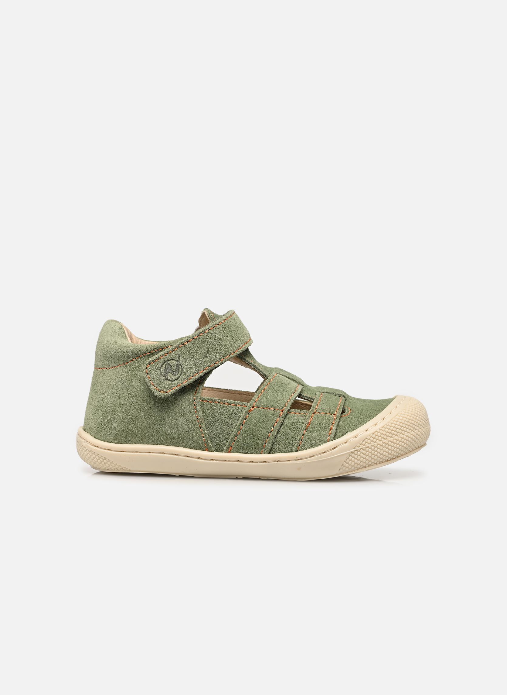 Sandalen Bede jungen grün Naturino Sandalen Bede jungen grün Suede Leaf Orange